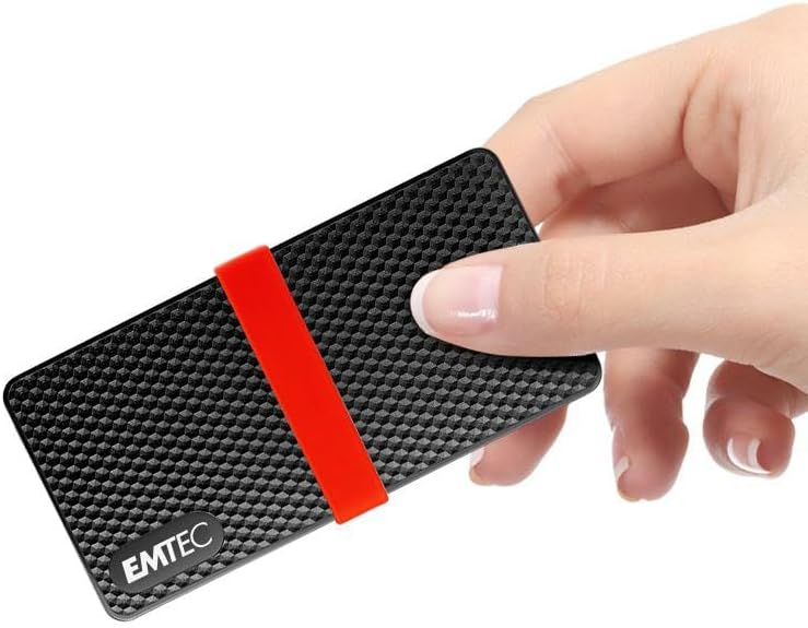 EMTEC X200 Portable SSD Power Plus 2 TB, Schwarz (USB-C 3.2 Gen 1, ECSSD2TX200) EMTEC X200 Portable SSD Power Plus 2 TB, Schwarz (USB-C 3.2 Gen 1, ECSSD2TX200)