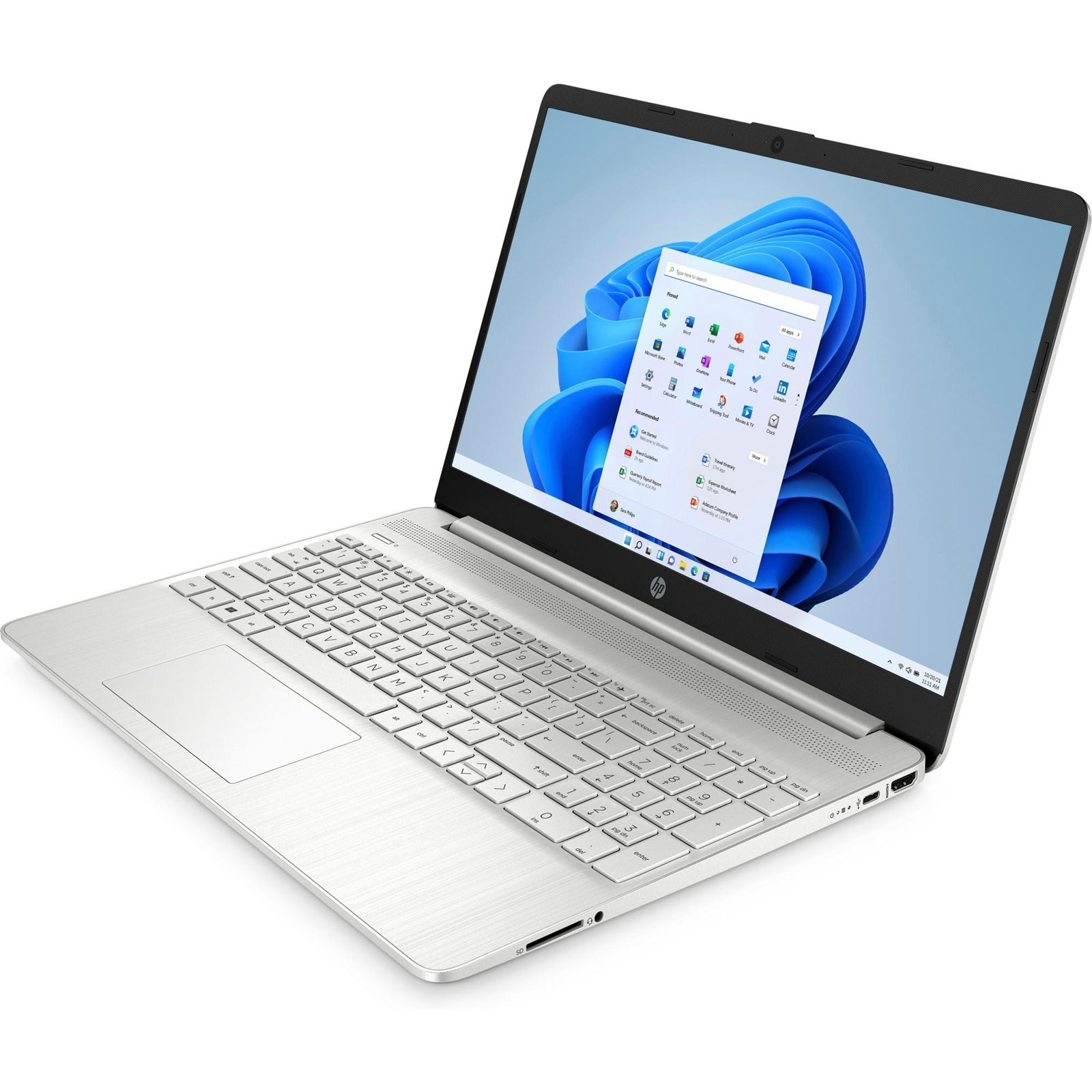 HP Notebook 15s-eq2677ng, 15,6 Zoll, Full HD, AMD Ryzen 7 5700U, 16 GB, 1 TB SSD