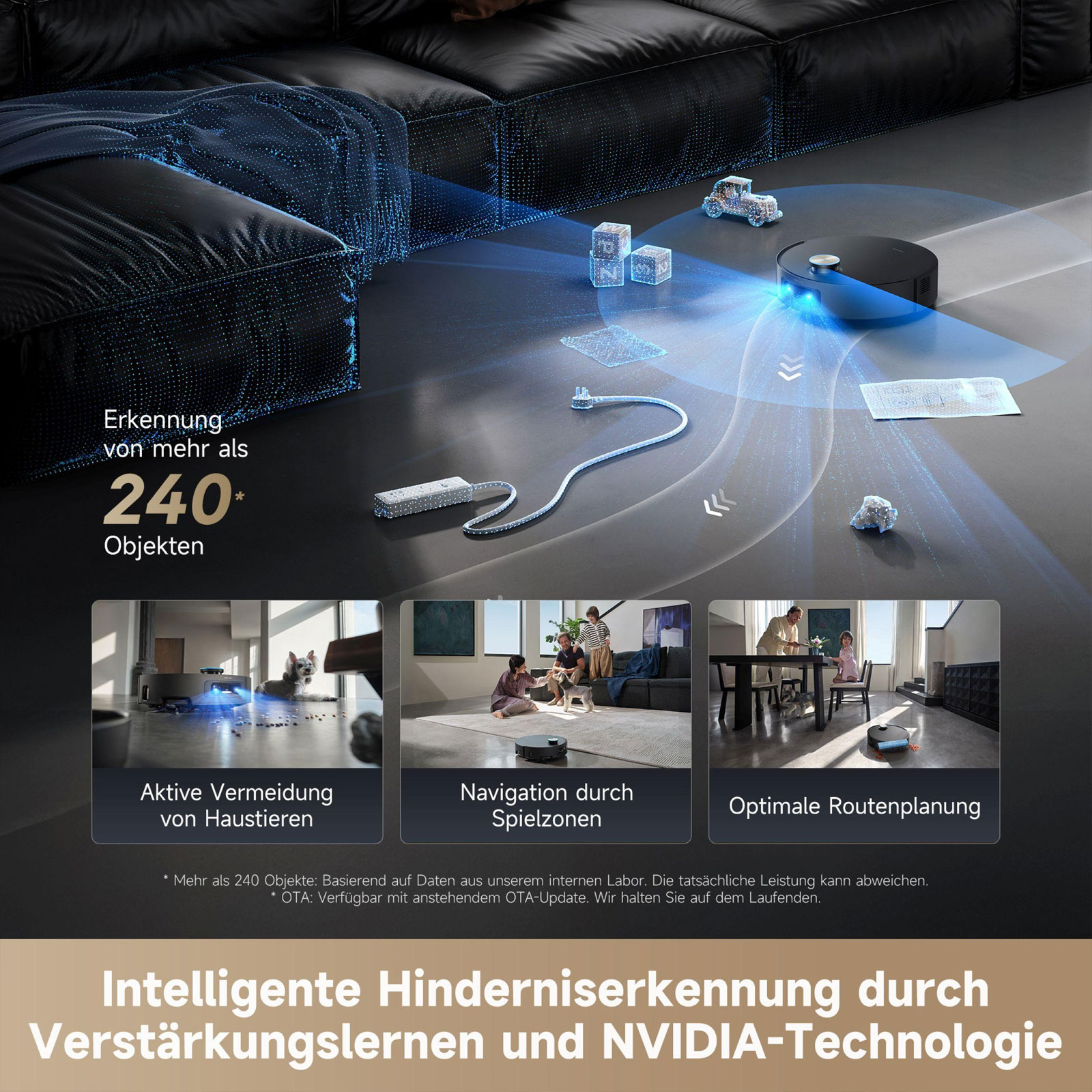 dreame Aqua10 Ultra Saugroboter mit Wischfunktion