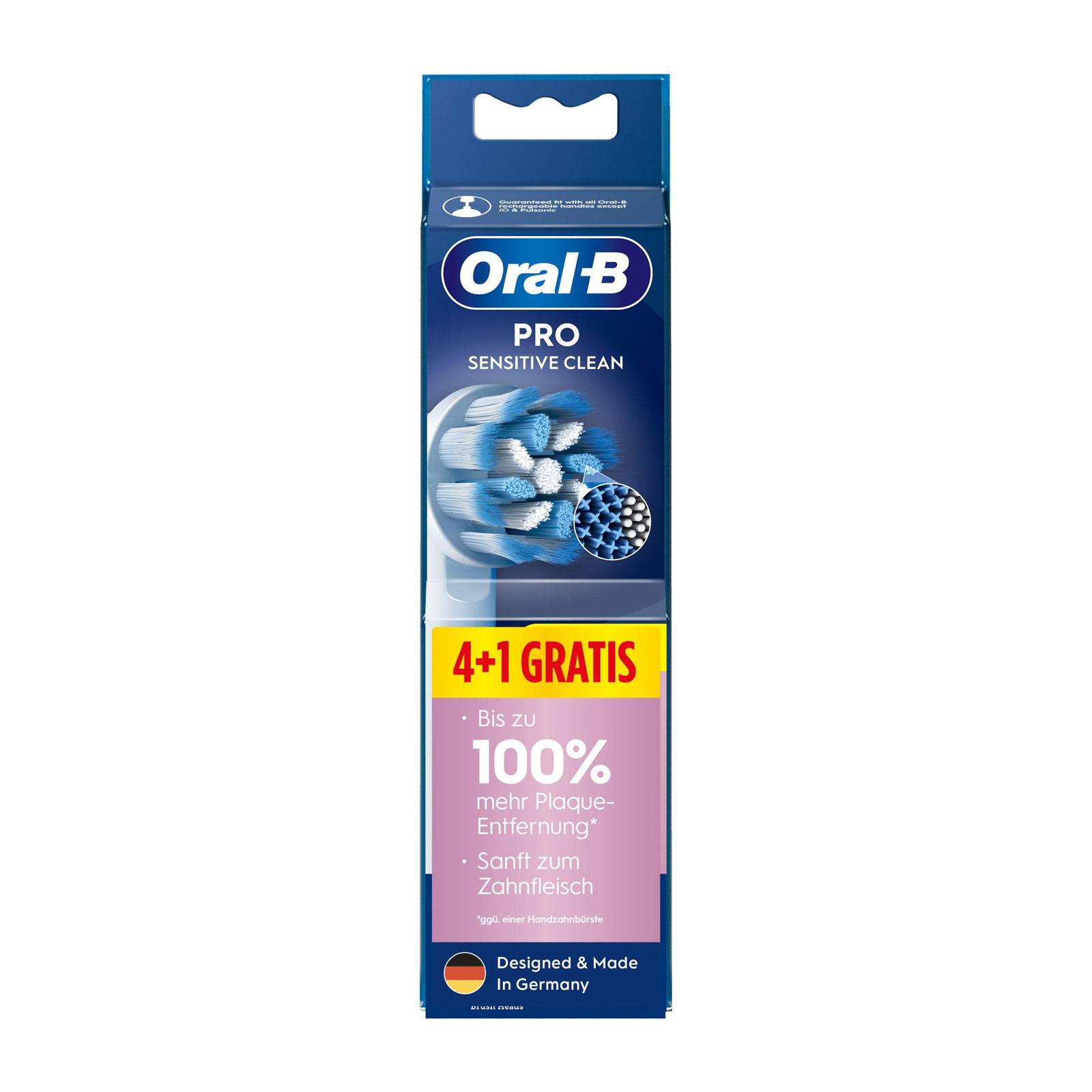 Oral-B Pro Sensitive Clean Aufsteckbürsten 4+1 Gratis Oral-B Pro Sensitive Clean Aufsteckbürsten 4+1 Gratis