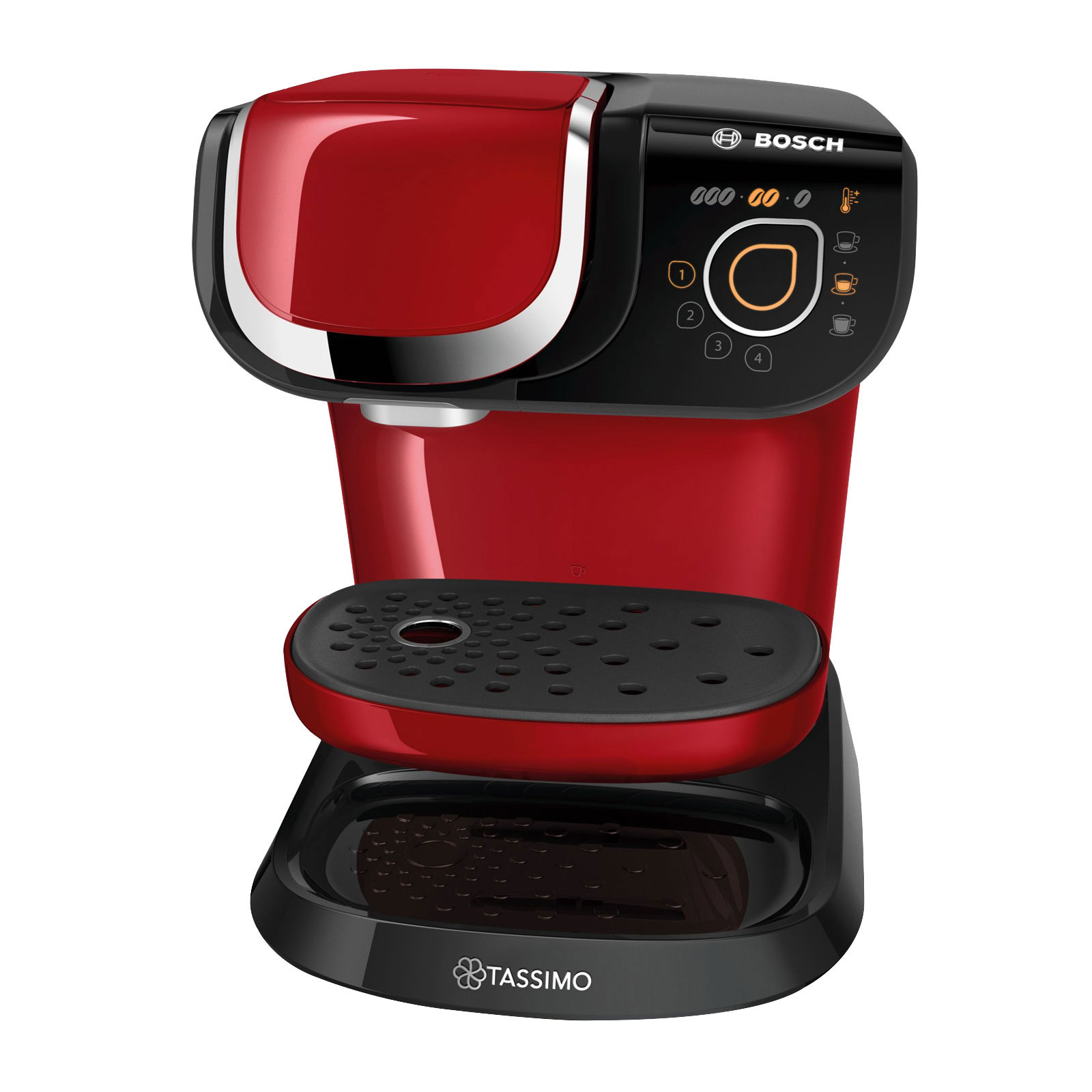 Bosch TAS6502 Tassimo Kapselmaschine + Jacobs Kaffeekapseln Latte Macchiato Vanille