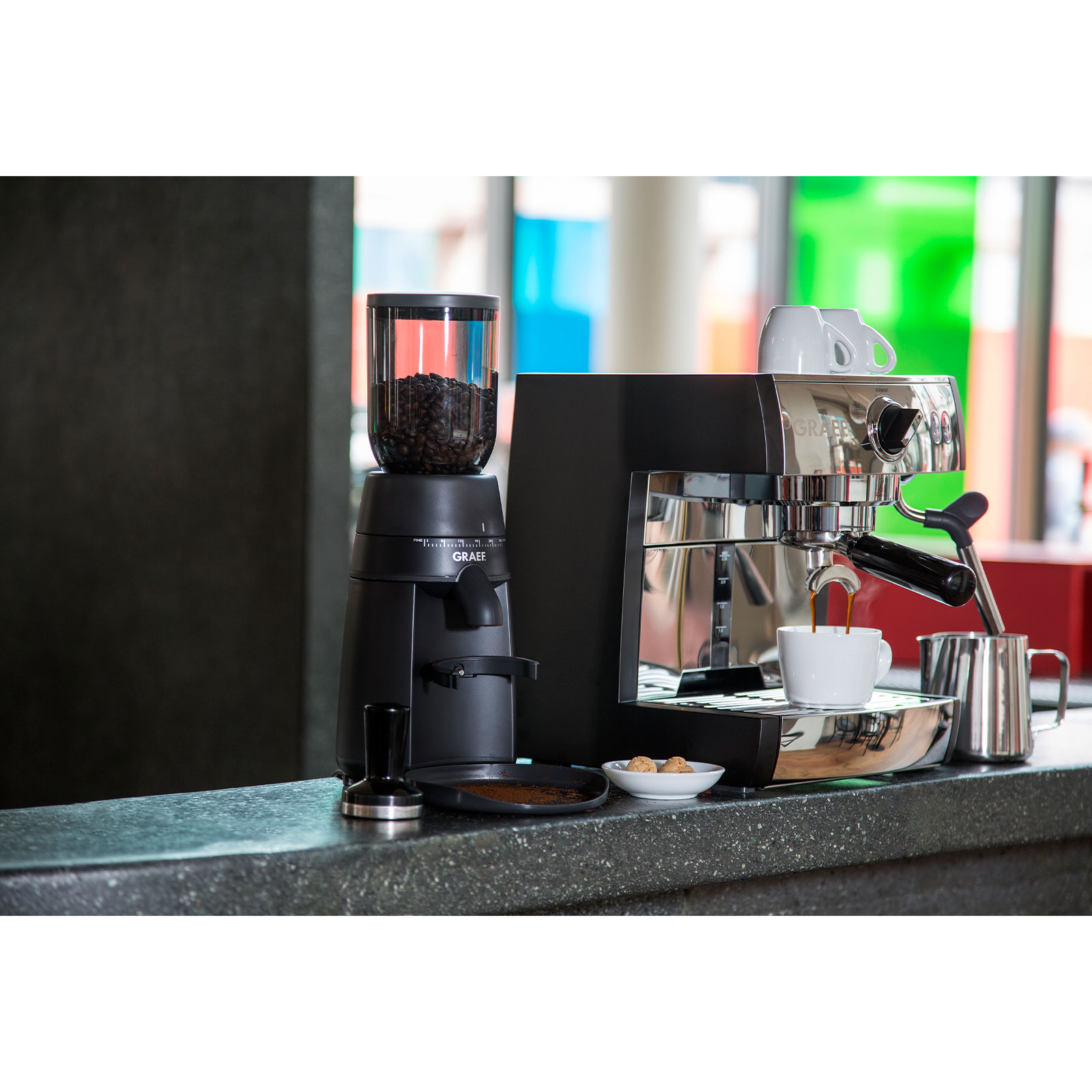 GRAEF ES 702 EU pivalla Set Siebträger inkl. Kaffeemühle CM702EU GRAEF ES 702 EU pivalla Set Siebträger inkl. Kaffeemühle CM702EU