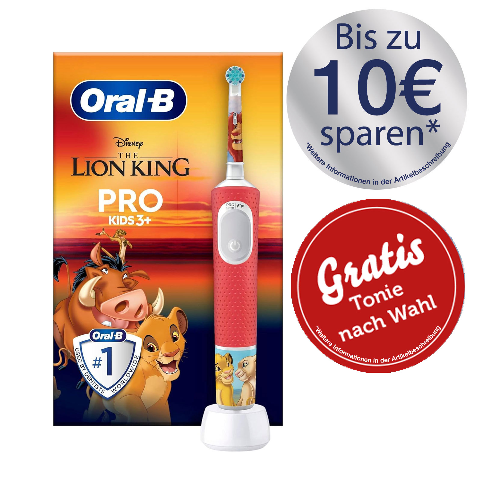 Oral-B Pro Kids König der Löwen Zahnbürste