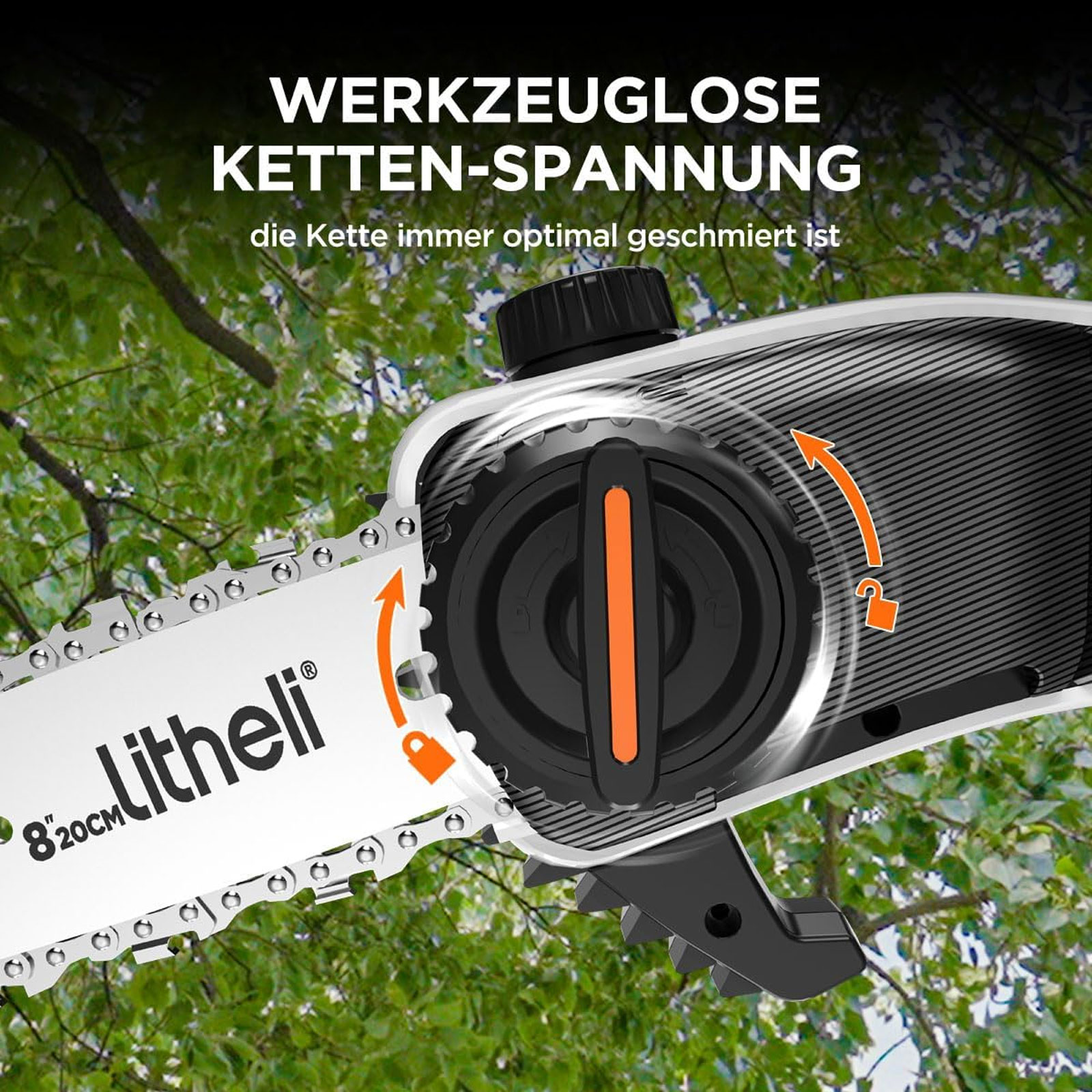 Litheli U20 Hochentaster 20V/2.0Ah