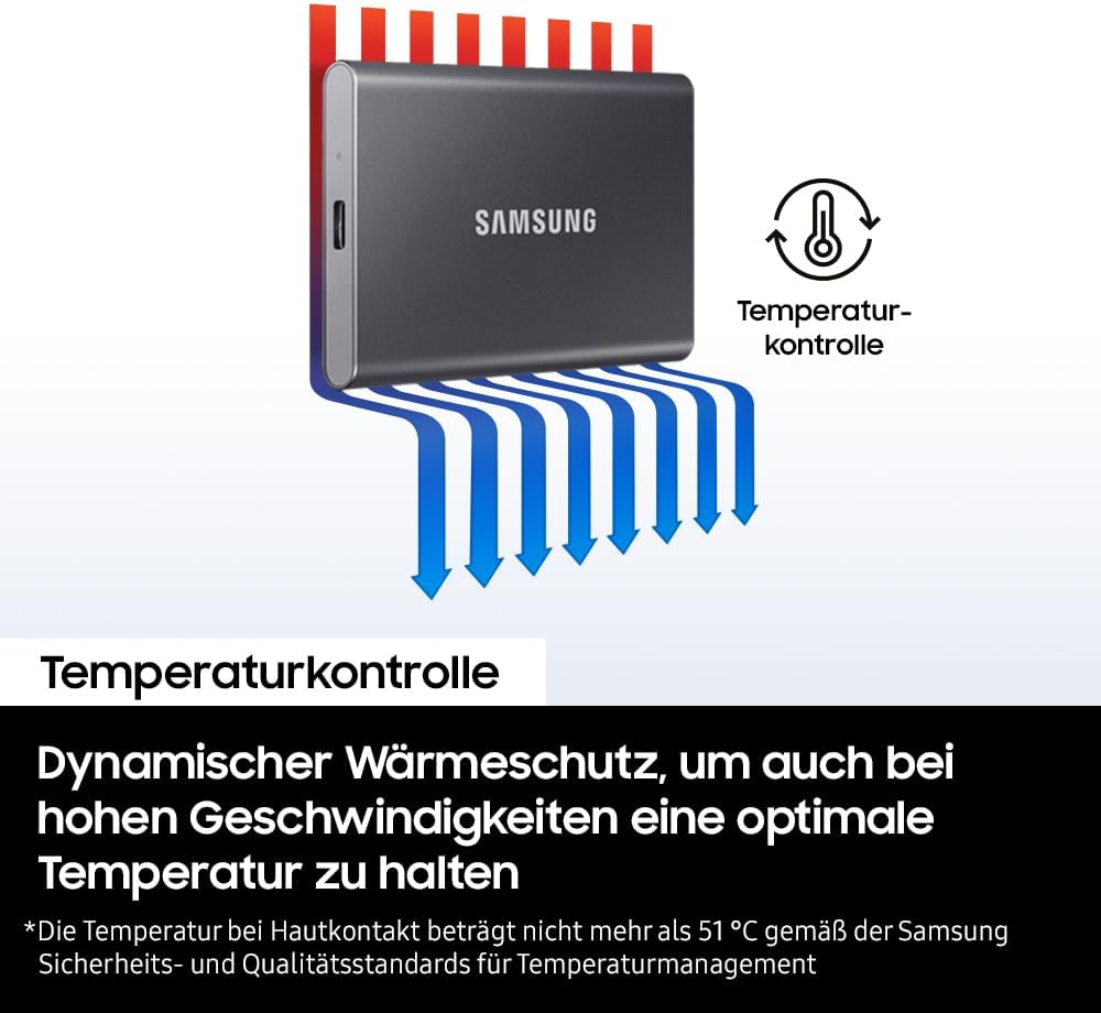 Samsung Portable SSD T7, SSD 2 TB