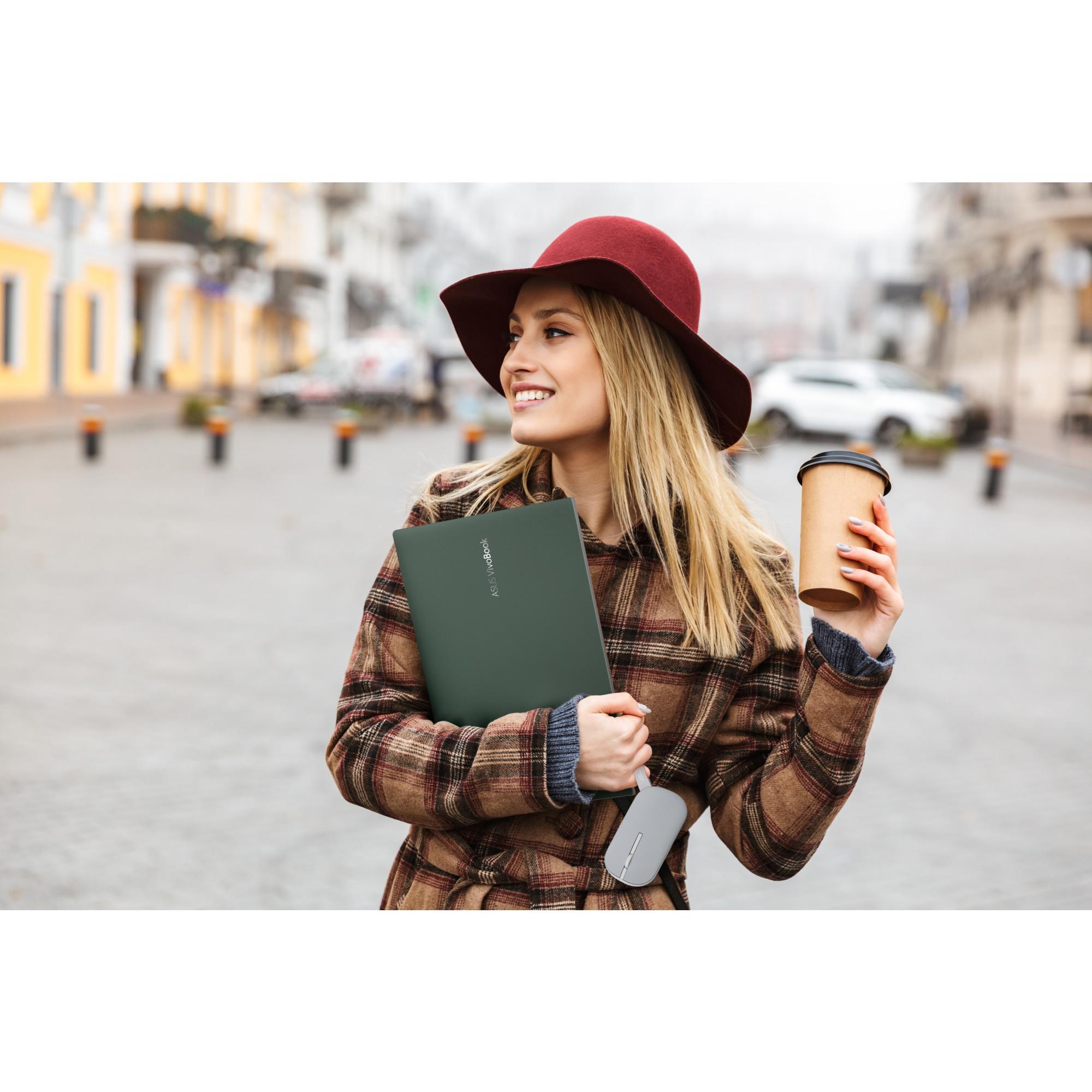 ASUS Marshmallow leise kabellose Bluetooth® Maus MD100 Lite Grau