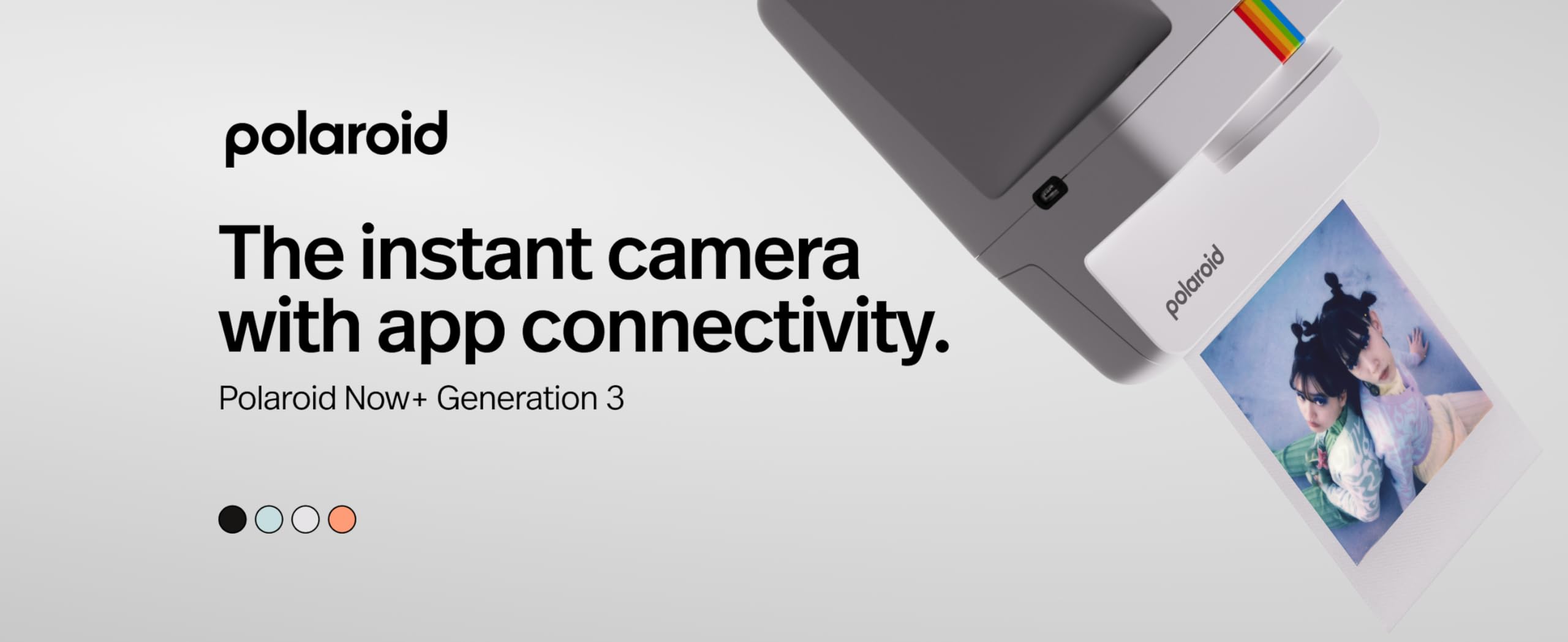 Polaroid – Now+ Generation 3 – Sofortbildkamera mit Bluetooth-Verbindung