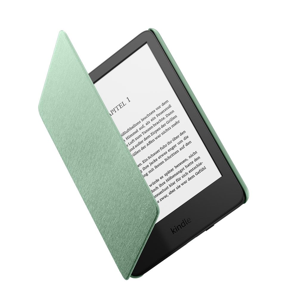 Amazon Kindle-Hülle Dünn und leicht Faltbare Schutzhülle - Stoff Matchagrün