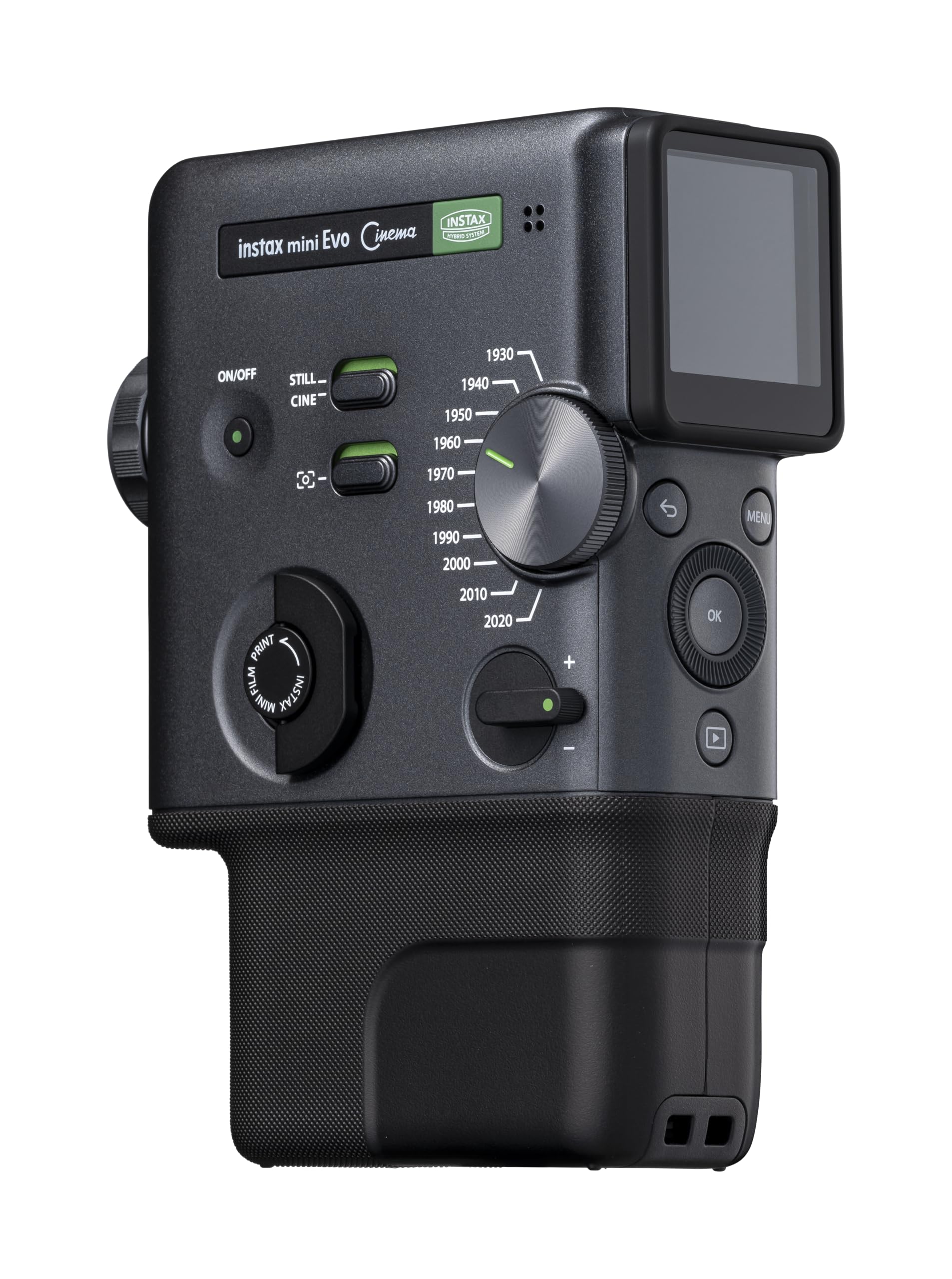 FUJIFILM instax mini Evo Cinema hybride Sofortbildkamera, Schwarz