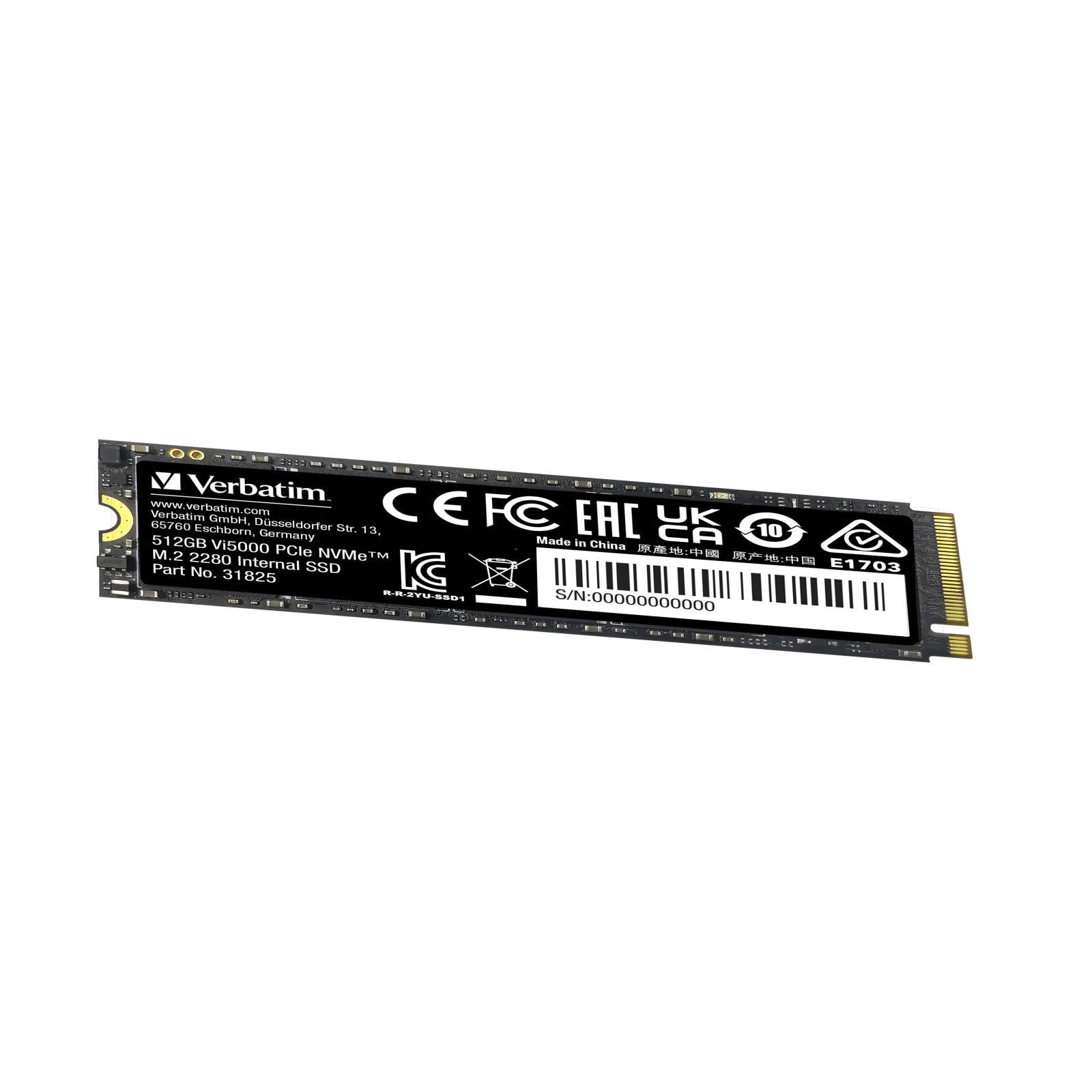 Vi5000 PCIe NVMe M.2 SSD 512GB