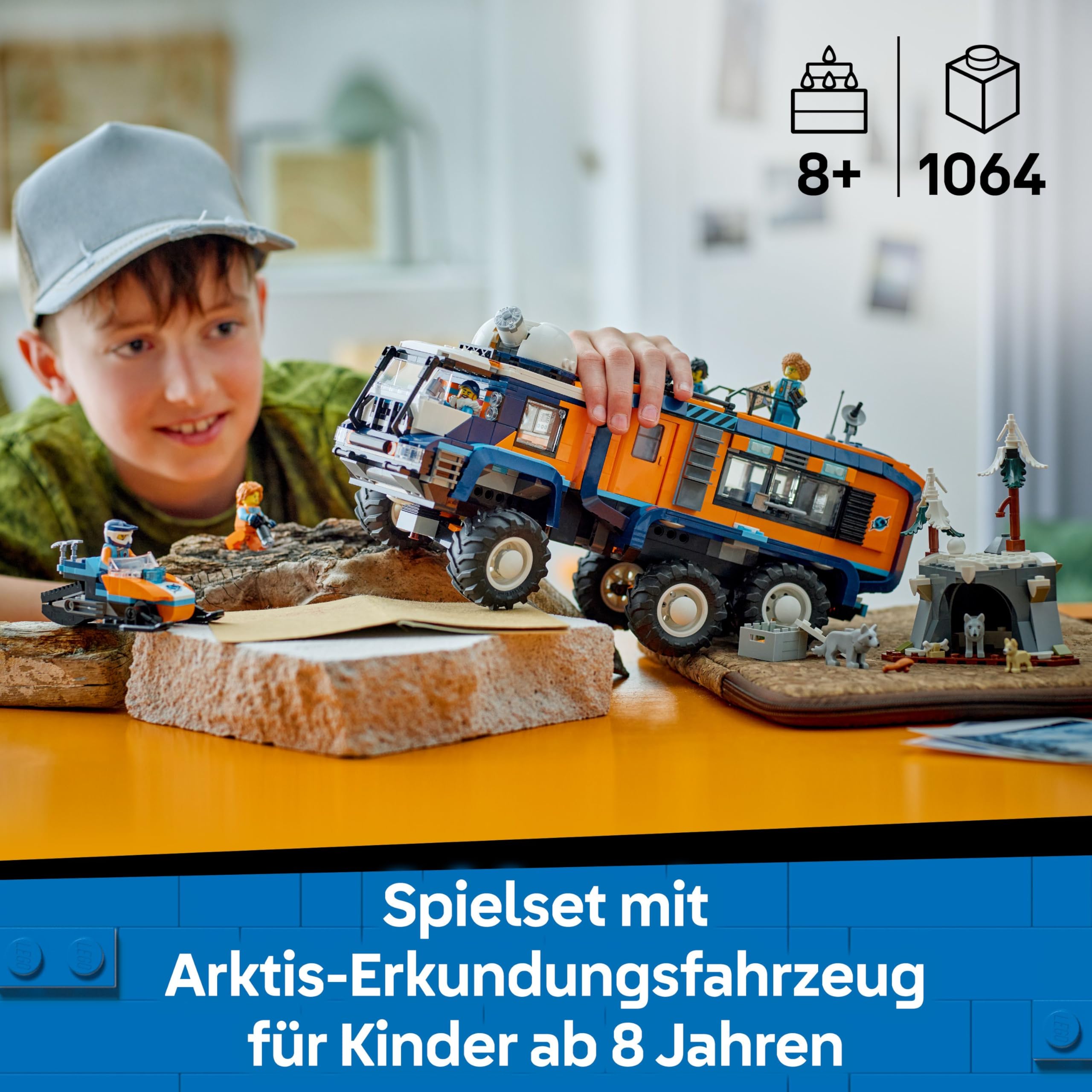 LEGO City Arktis-Truck mit Labor – BAU- und Spielset 60471