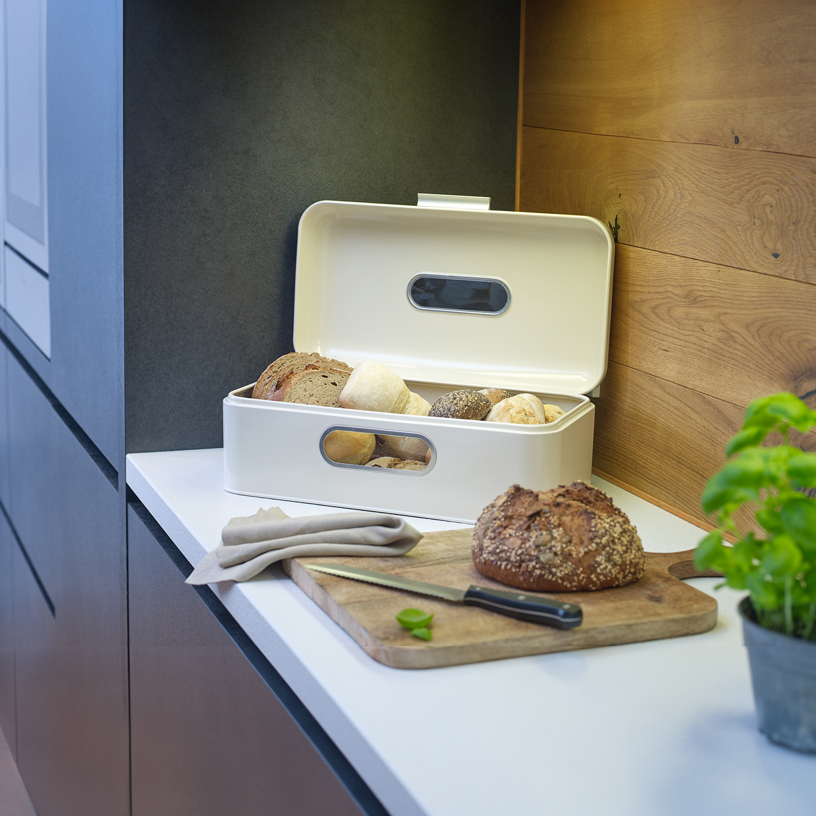 Echtwerk Brotkasten "Retro" aus Metall