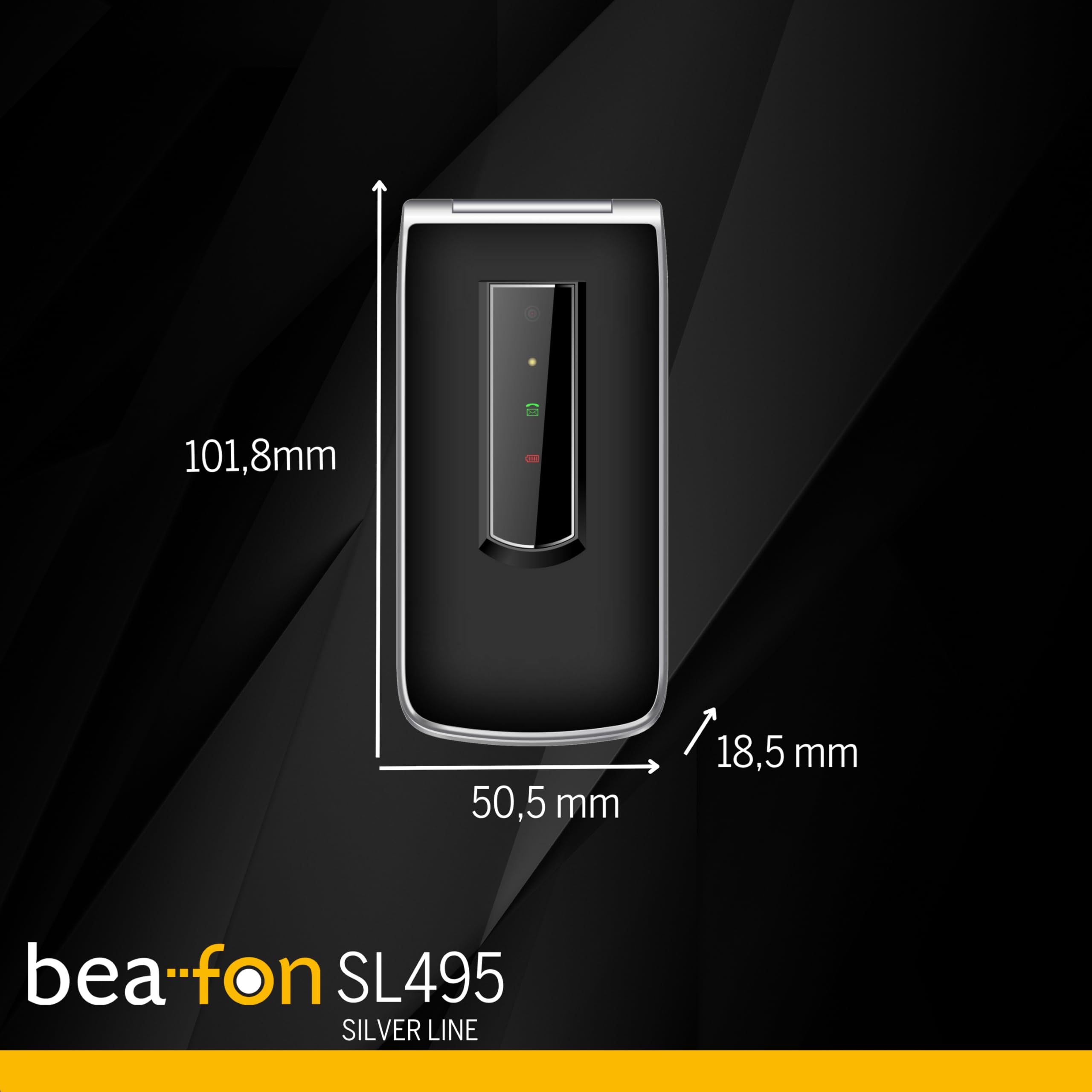 Beafon, SL495, Silverline, Klapphandy, Tastentelefon, Seniorenhandy