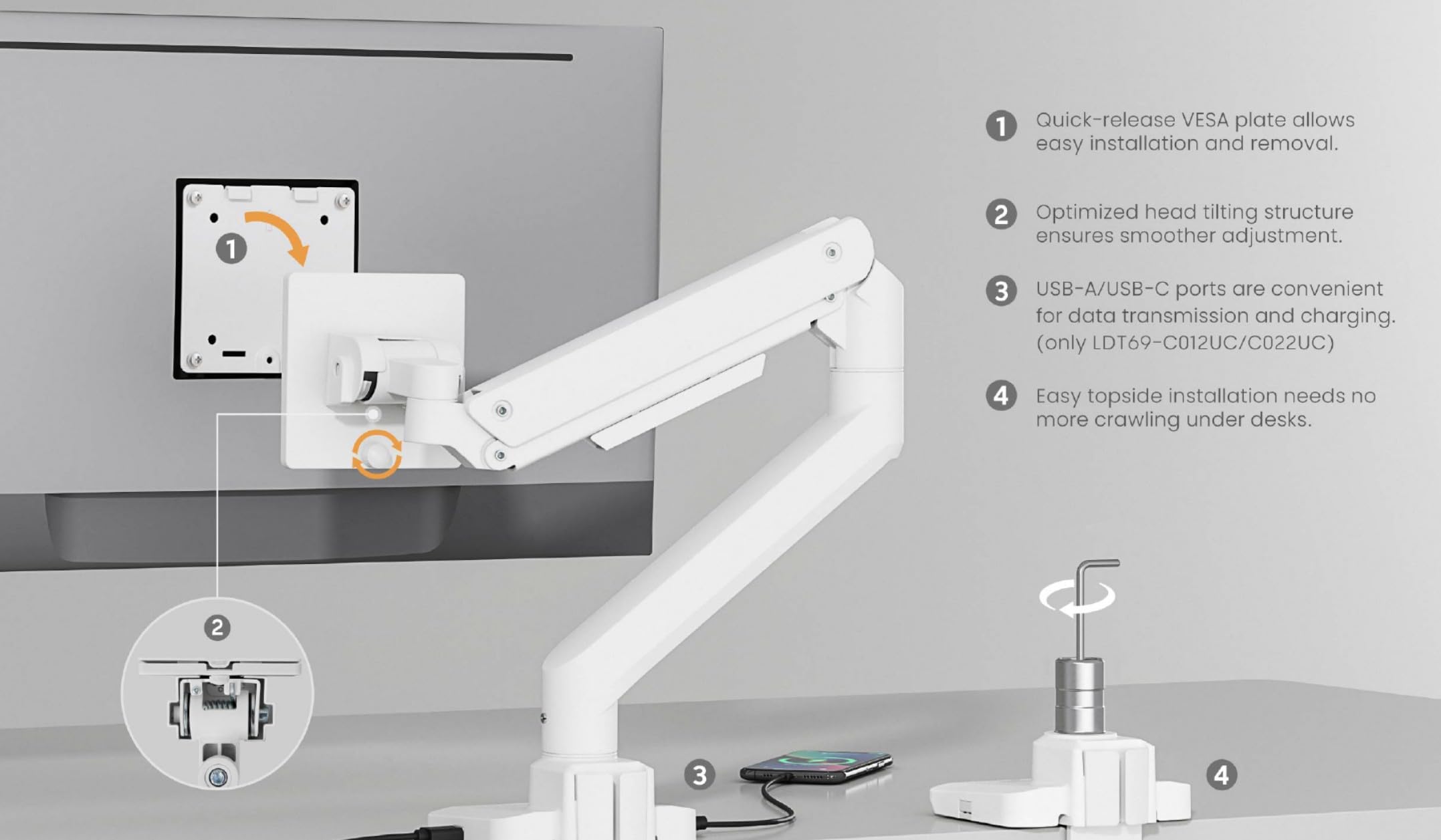 Equip 650181 Robuste Monitor-Tischhalterung für 17 bis 49 Zoll Equip 650181 Robuste Monitor-Tischhalterung für 17 bis 49 Zoll