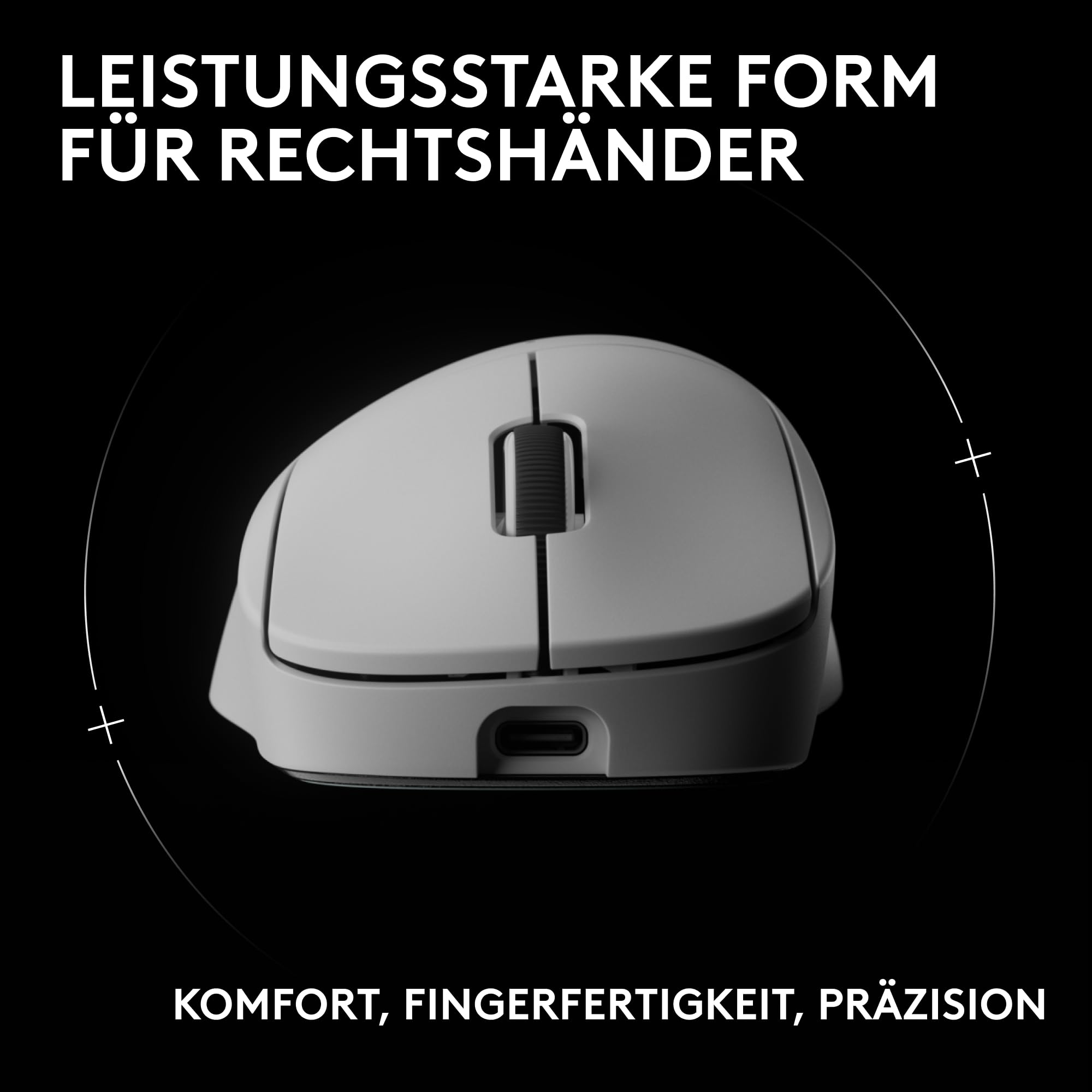 Logitech G PRO X SUPERLIGHT 2 DEX kabellose Gaming-Maus