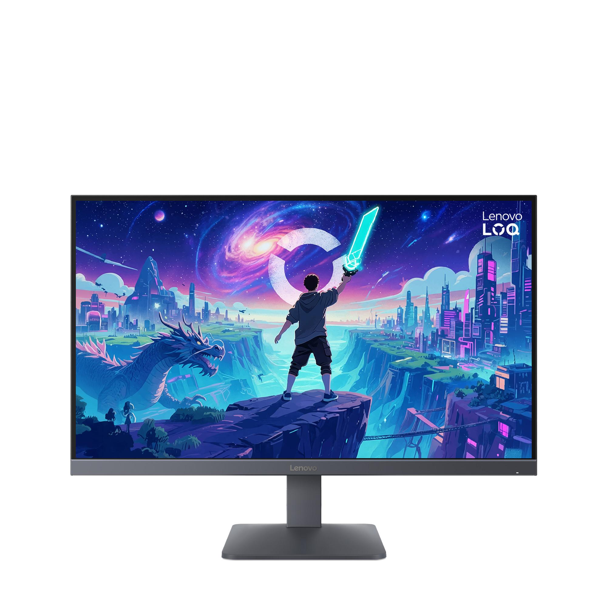 Lenovo LOQ 27Q-10, Schwarz, 27 Zoll, QHD, IPS, 180 Hz, 0,5 ms Gaming-Monitor