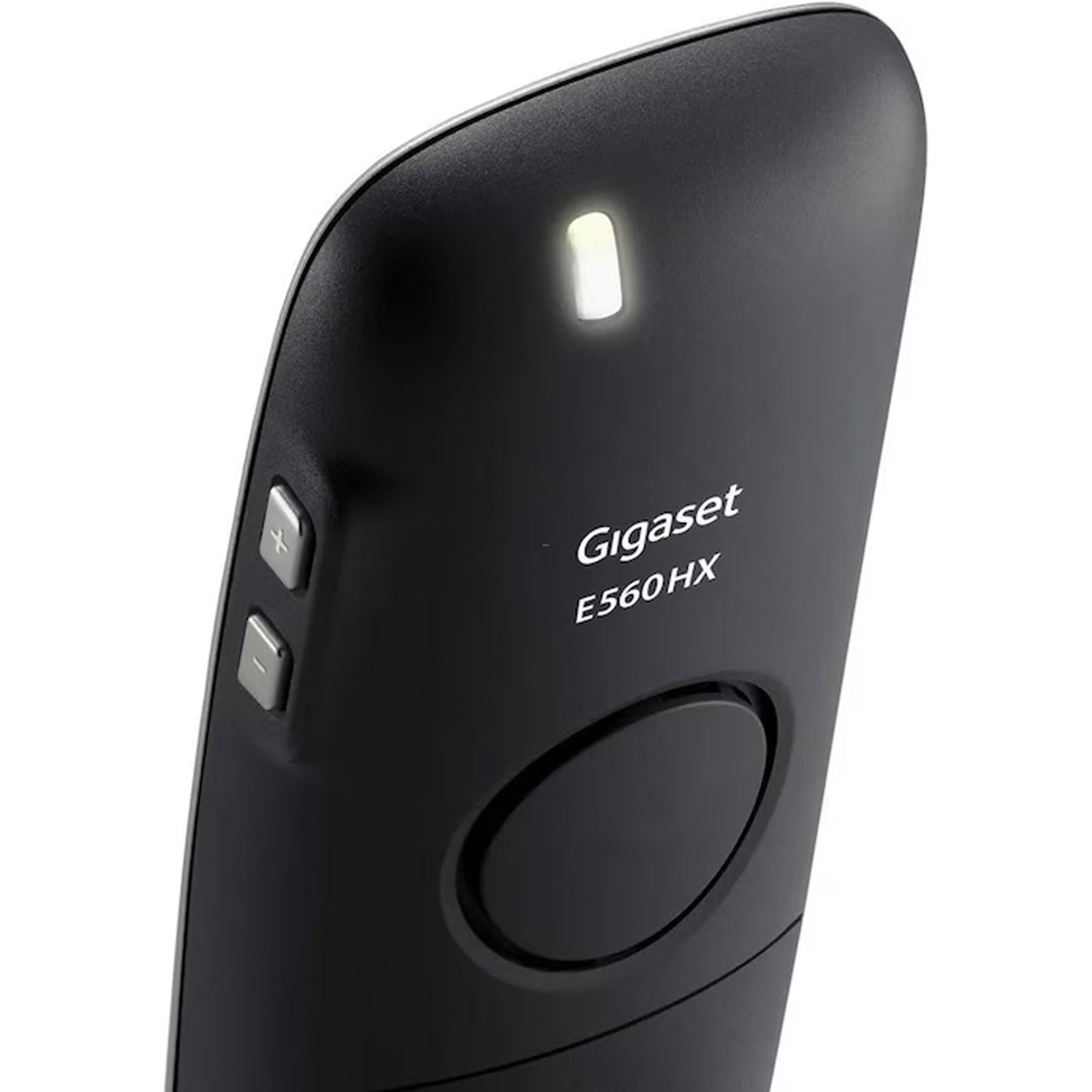 Gigaset E 560 HX platin Premium-Großtastentelefon  (DECT) - große Ziffernanzeige