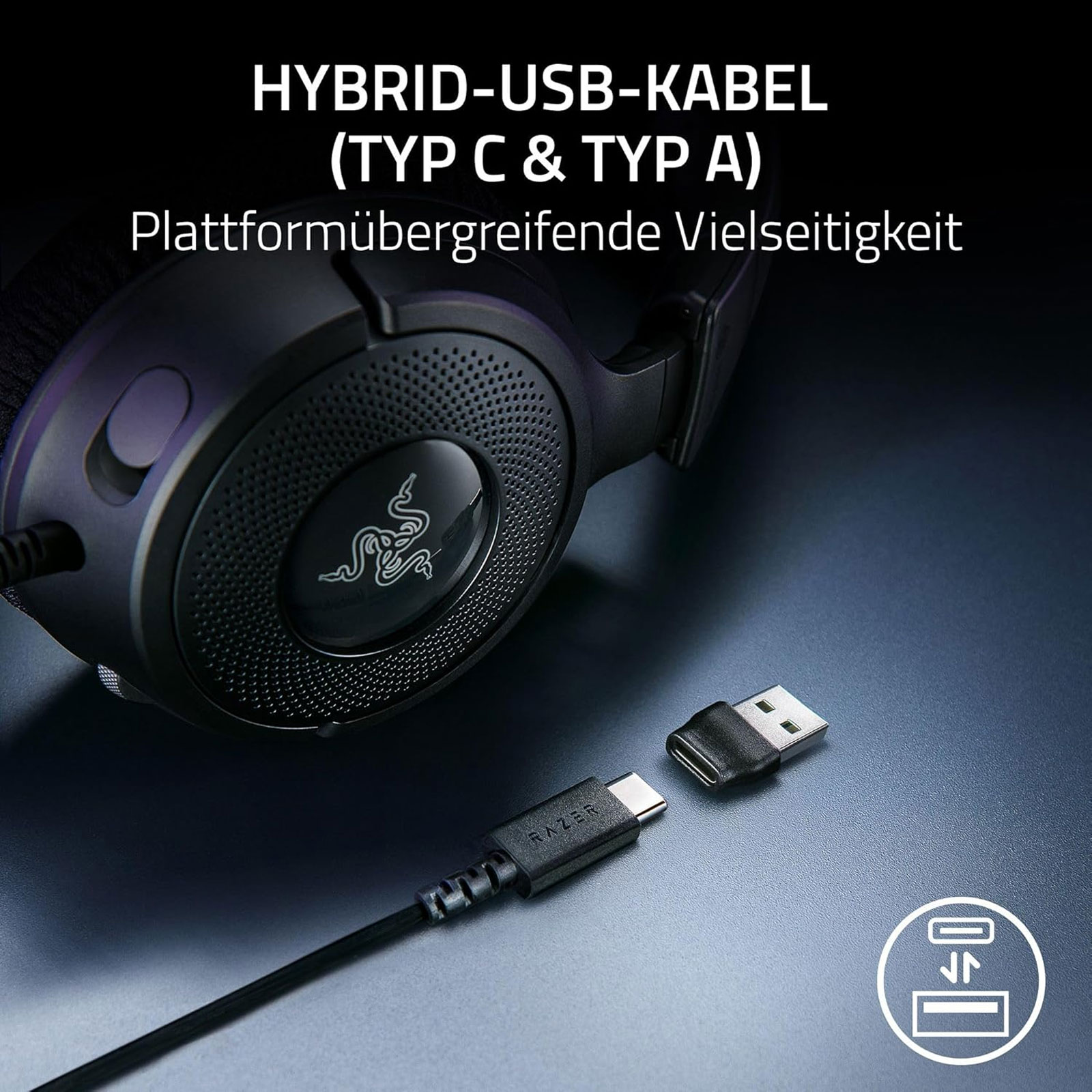 RAZER Kraken V4 X Kabelloses Gaming-Headset