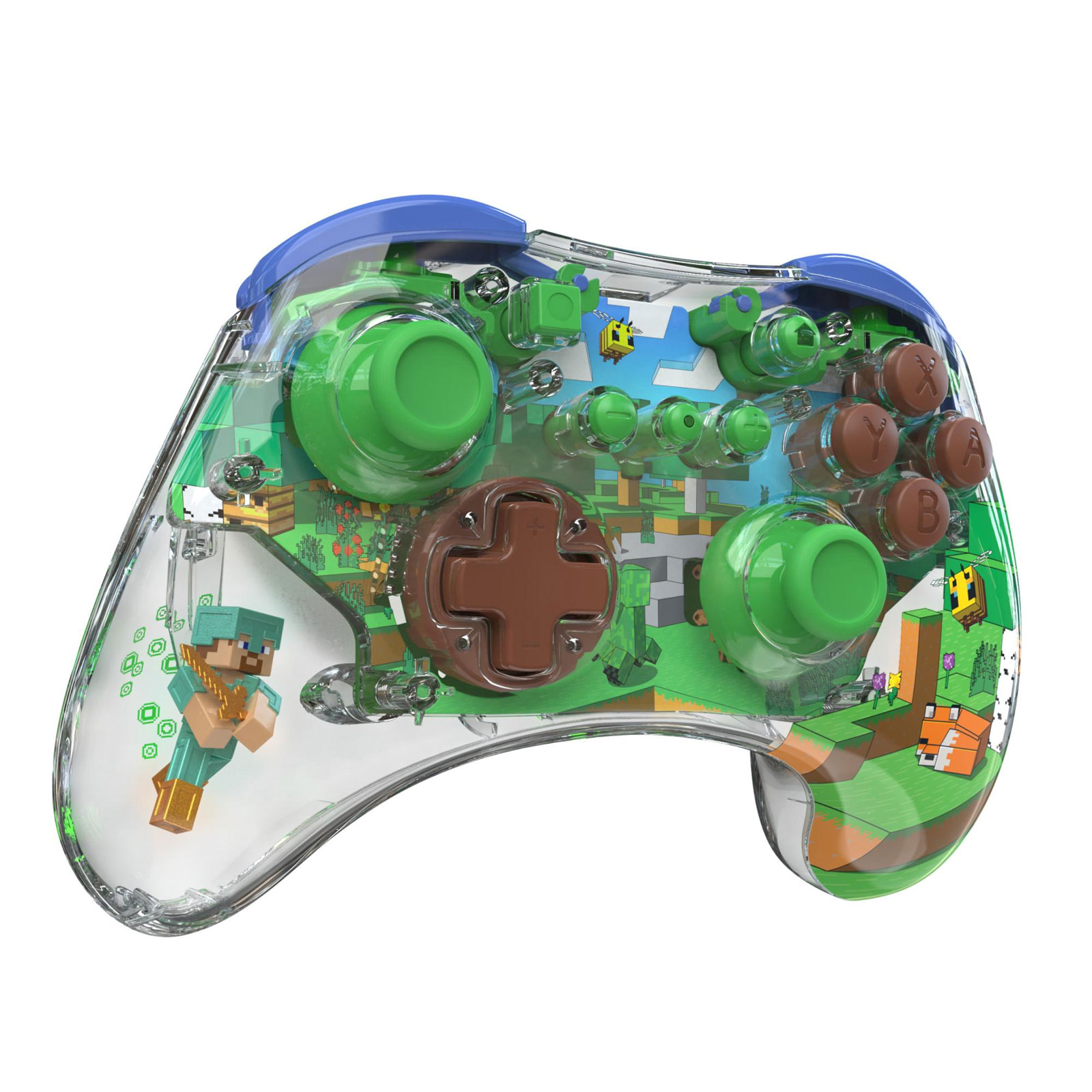 PDP REALMz™ Wireless Controller: Minecraft Forest Biome