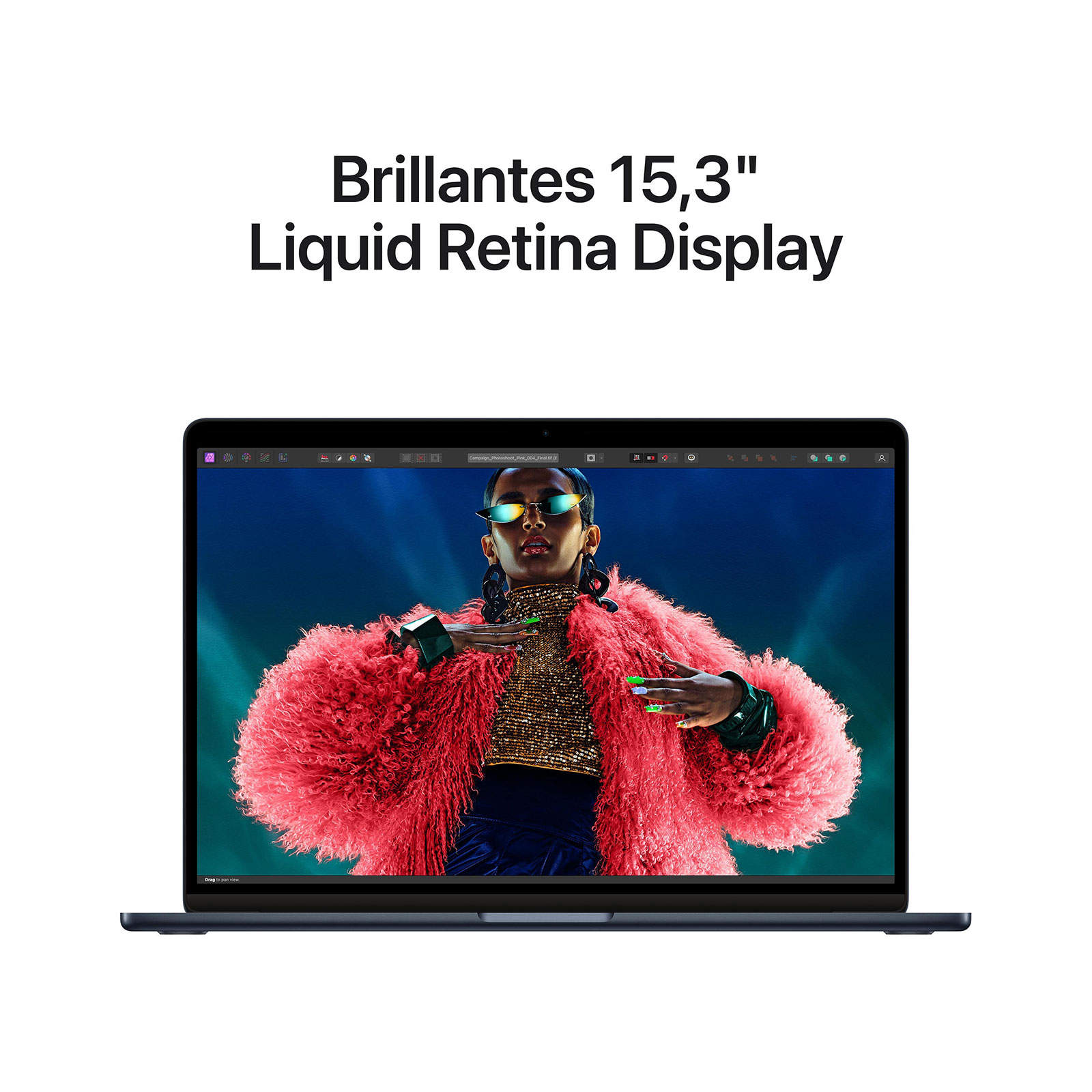 Apple MacBook Air, 15 Zoll, 2024, Mitternacht, M3, 8-Core CPU, 10-Core GPU, 16 GB, 512 GB SSD