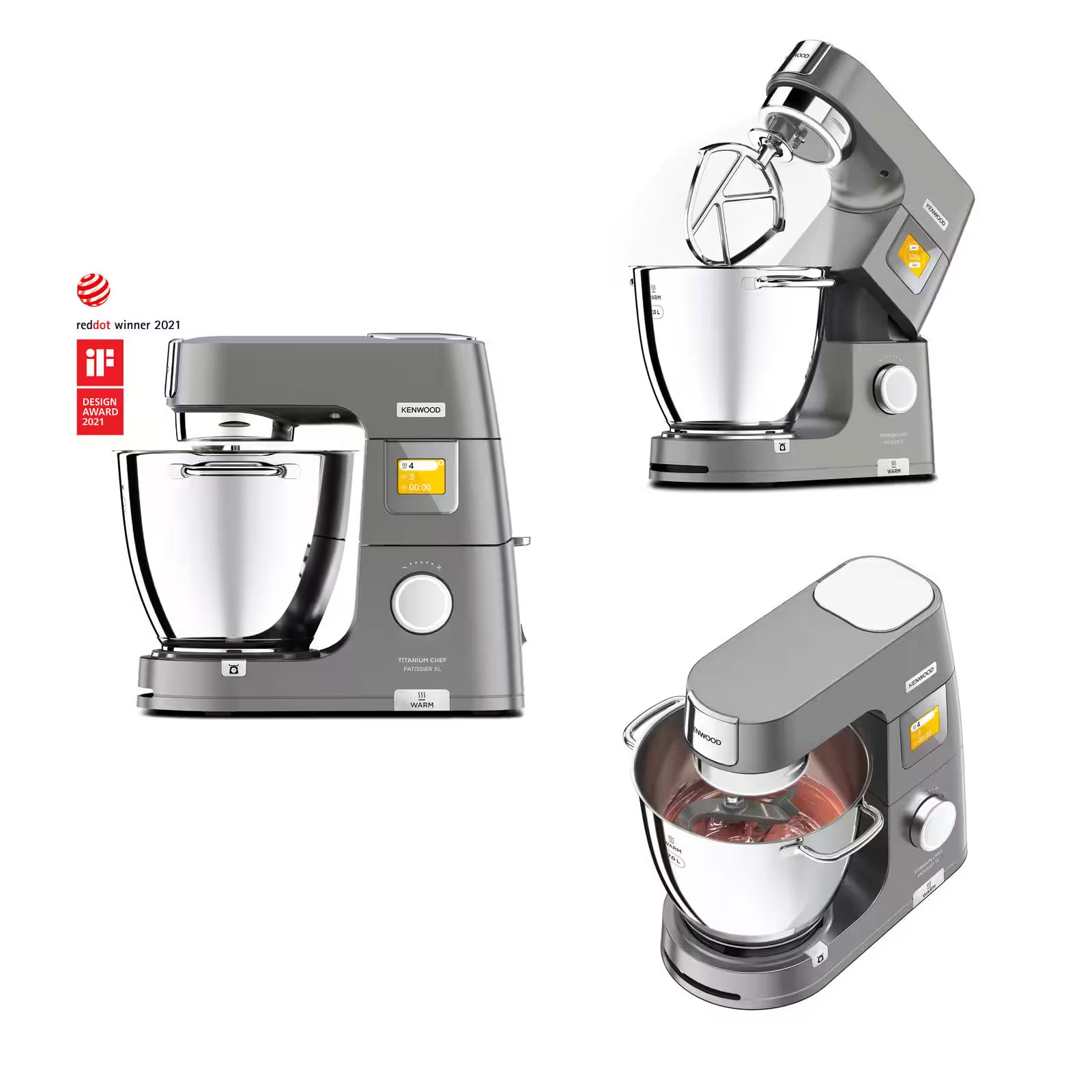 Kenwood KWL90.244SI Titanium Chef Patissier XL Küchenmaschine