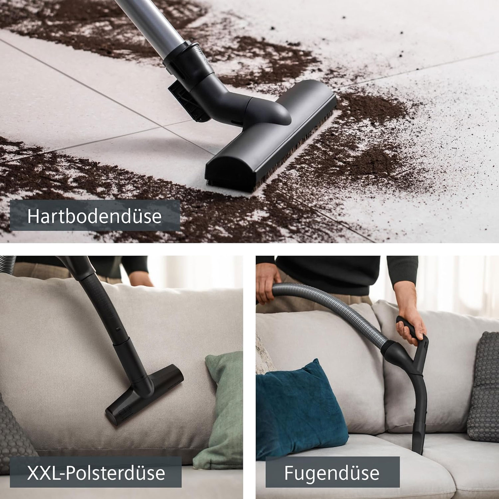 Siemens VSZ7A400 Bodenstaubsauger 650 W  mit Zubehör Siemens VSZ7A400 Bodenstaubsauger 650 W  mit Zubehör