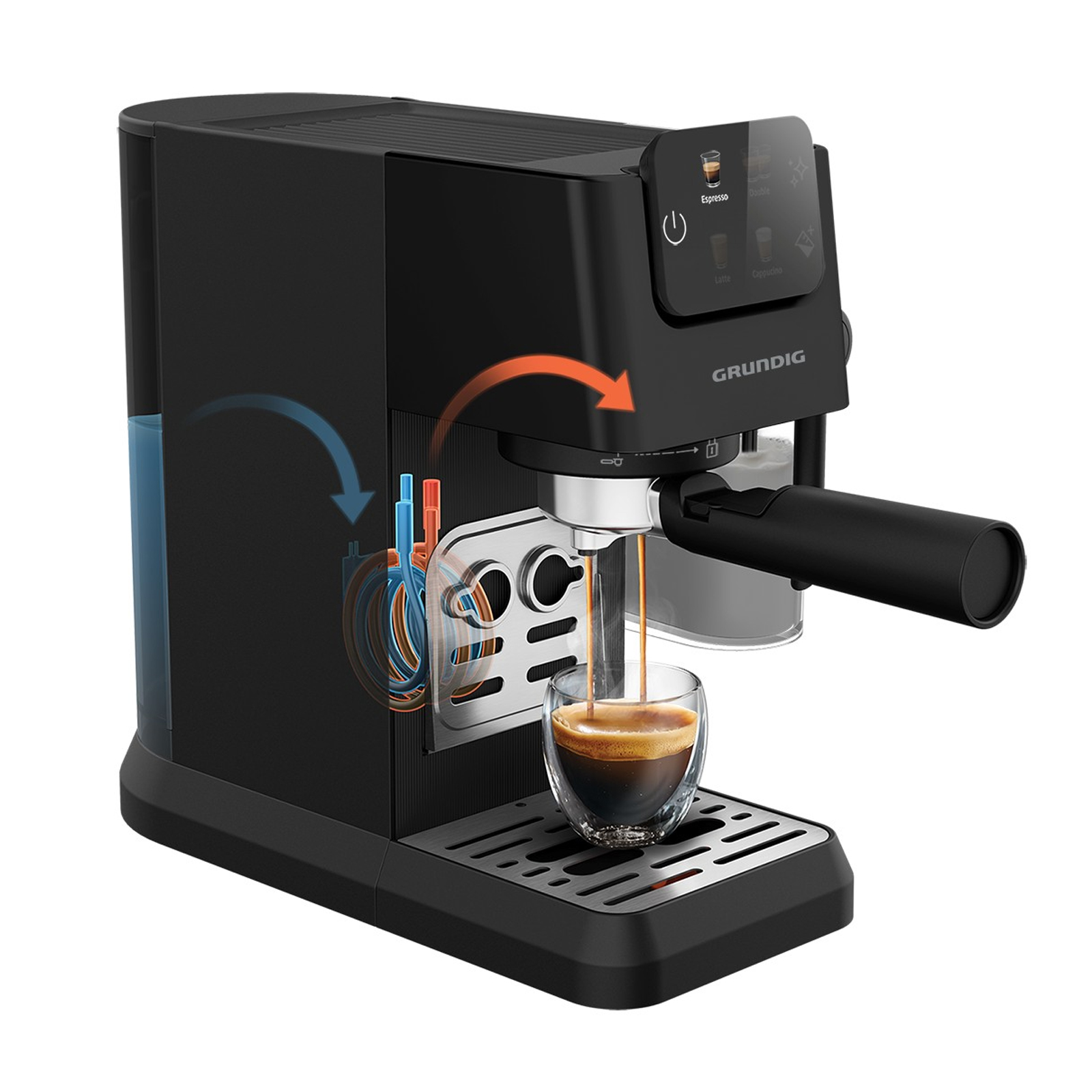 Grundig KSM 4431 L Siebträgermaschine