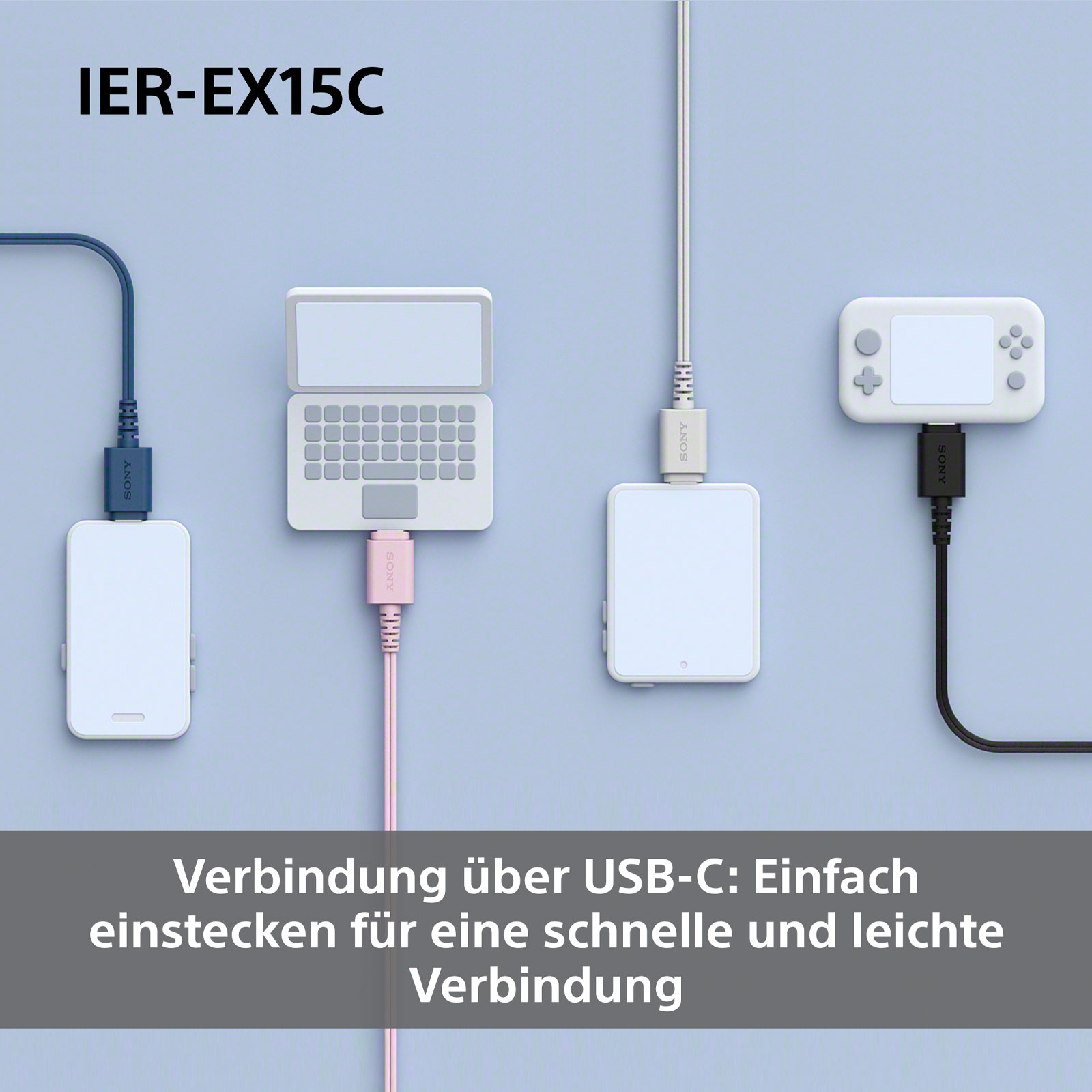 SON IER-EX 15C USB-C SCHWARZ