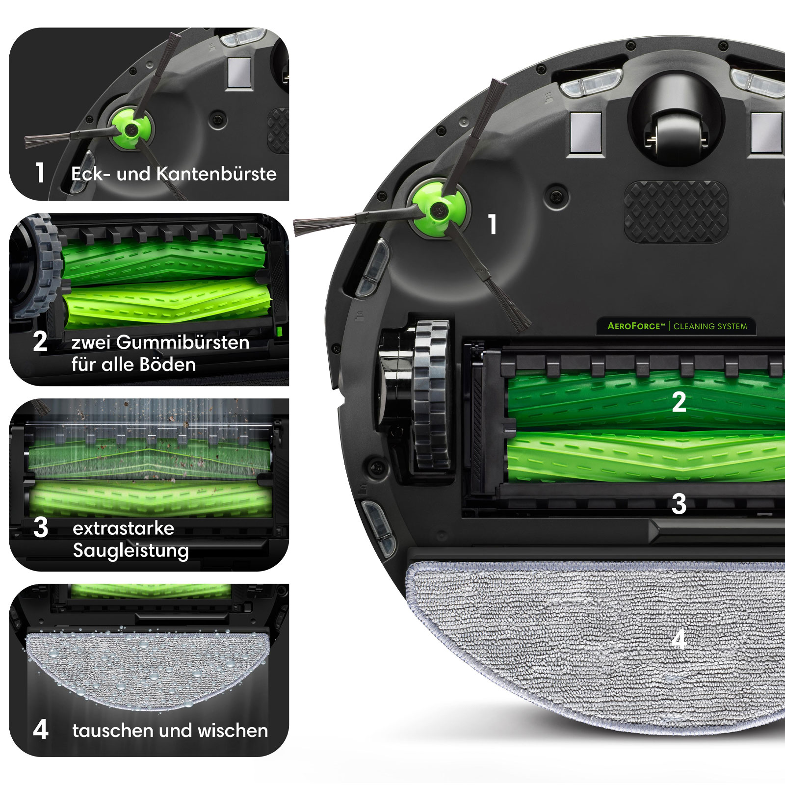 iRobot Roomba Combo i8 Saugroboter und Mop