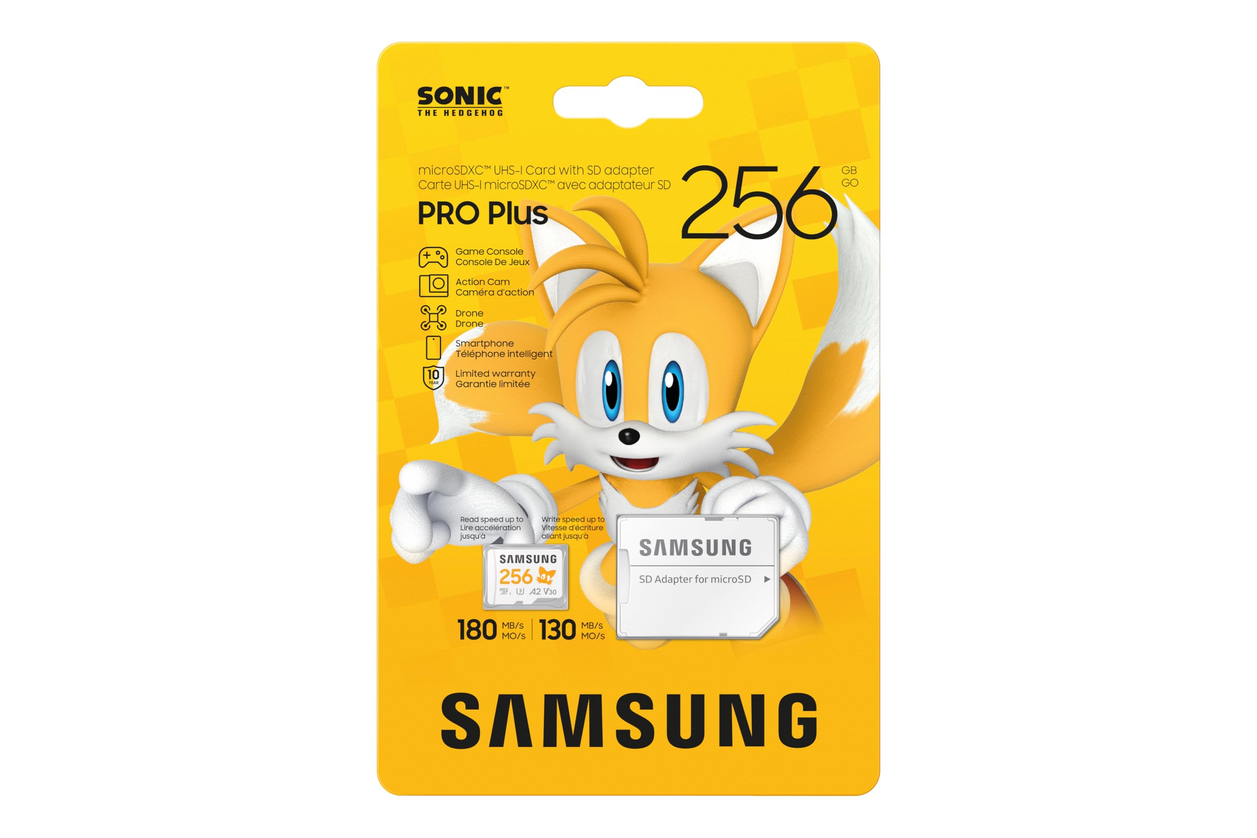 Samsung Sonic the Hedgehog(TM) microSD-Karte + SD-Adapter