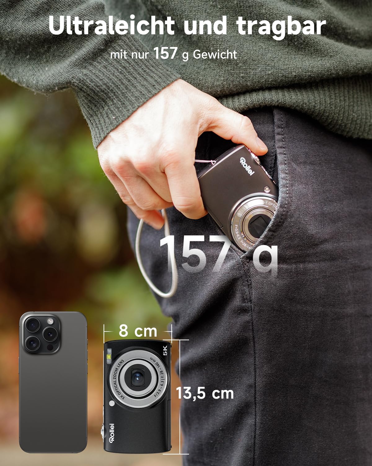 ROLLEI Powerflex Compact Kompaktkamera Digitalkamera