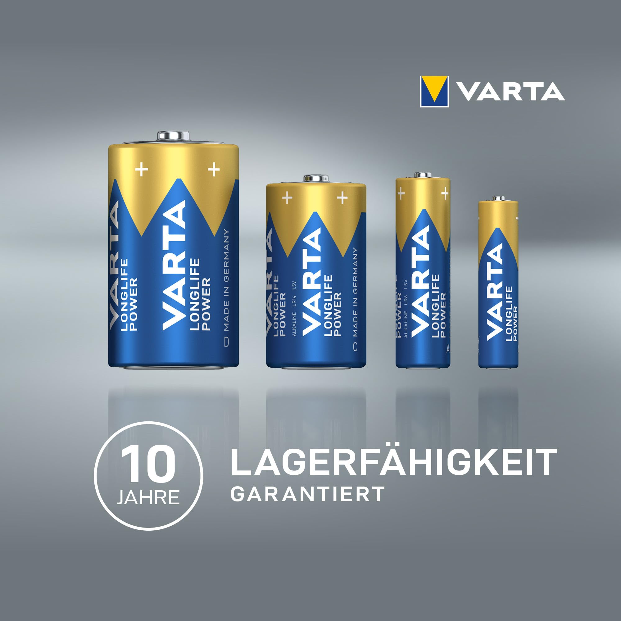 VARTA LONGLIFE Power AAA, 10er Blister Batterie