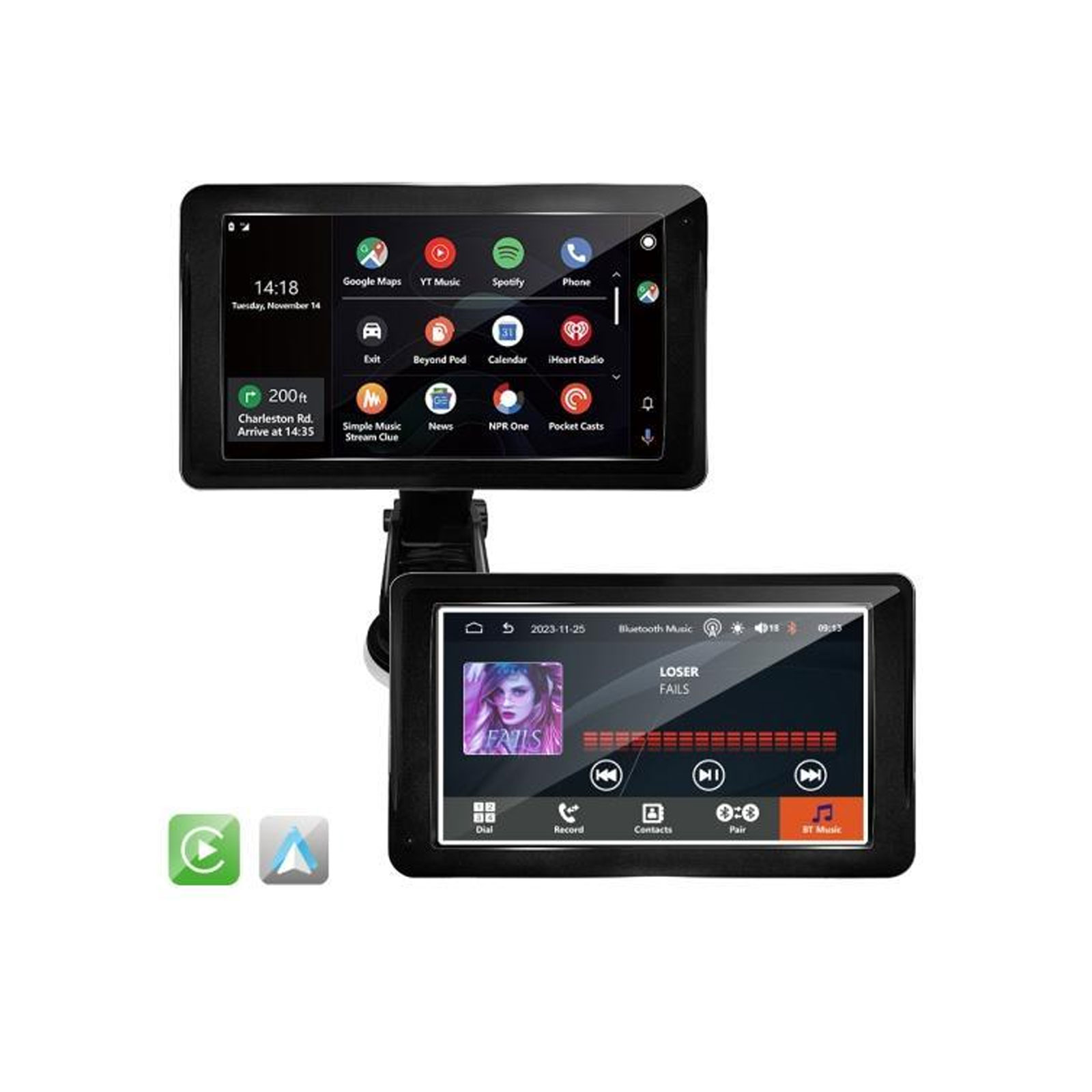 TECHNAXX Wireless Car Play & Android Auto Display TX-320