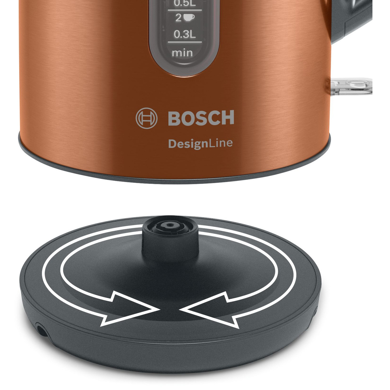 Bosch TWK4P439 Wasserkocher noble copper crystal Bosch TWK4P439 Wasserkocher noble copper crystal