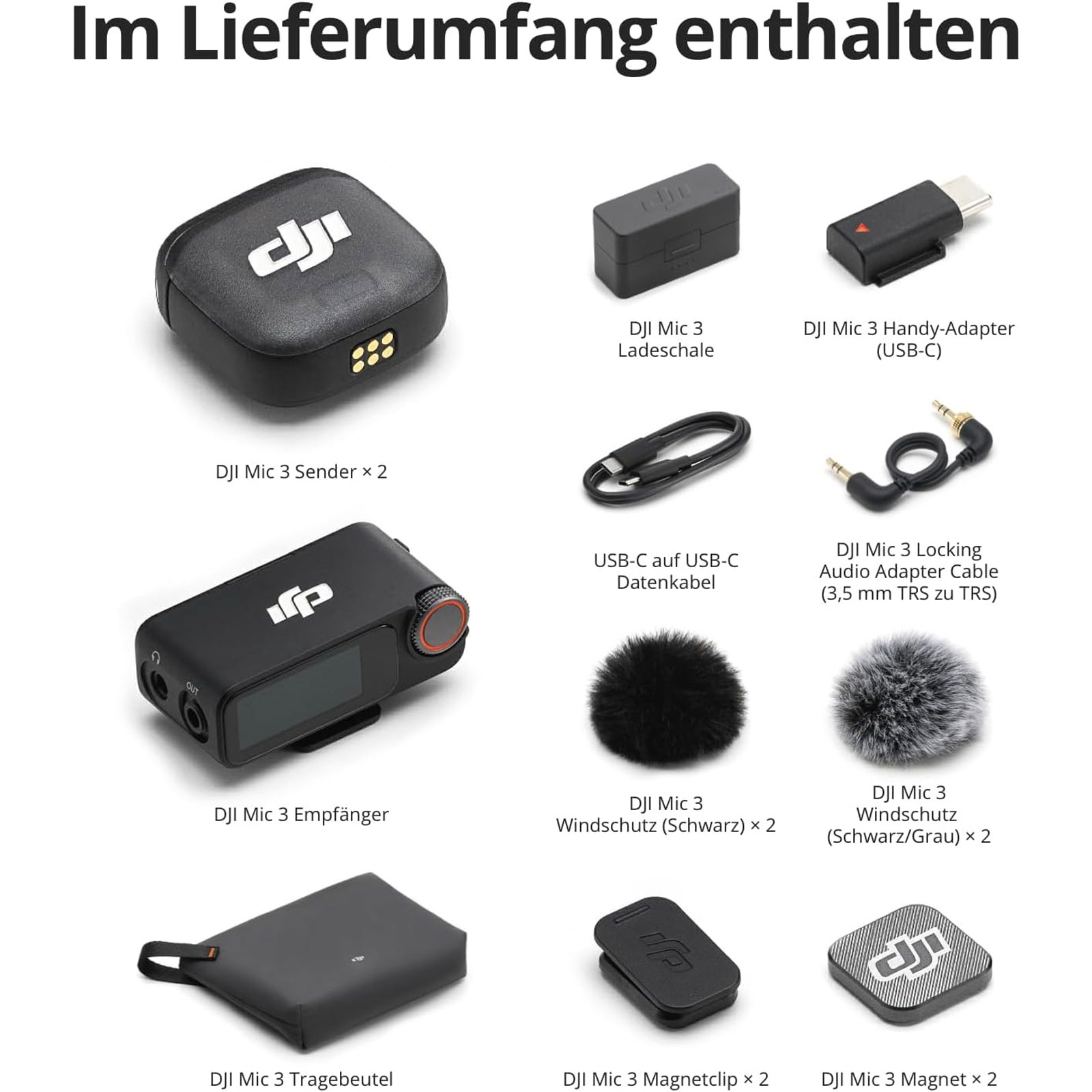 dji MIC 3 Lavalier-Mikrofon
