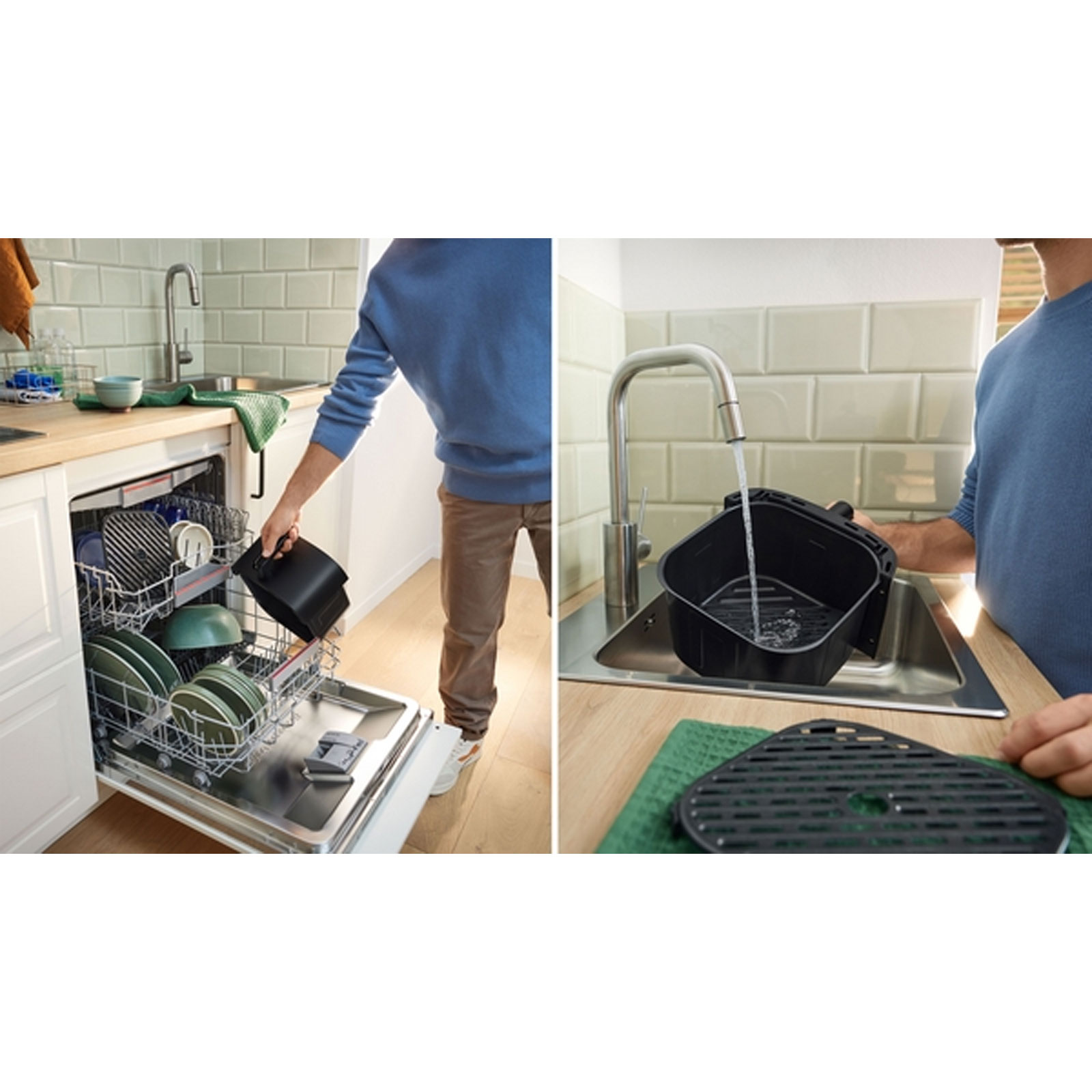 Bosch MAFS2462B Serie 4 Heißluftfritteuse, Schwarz