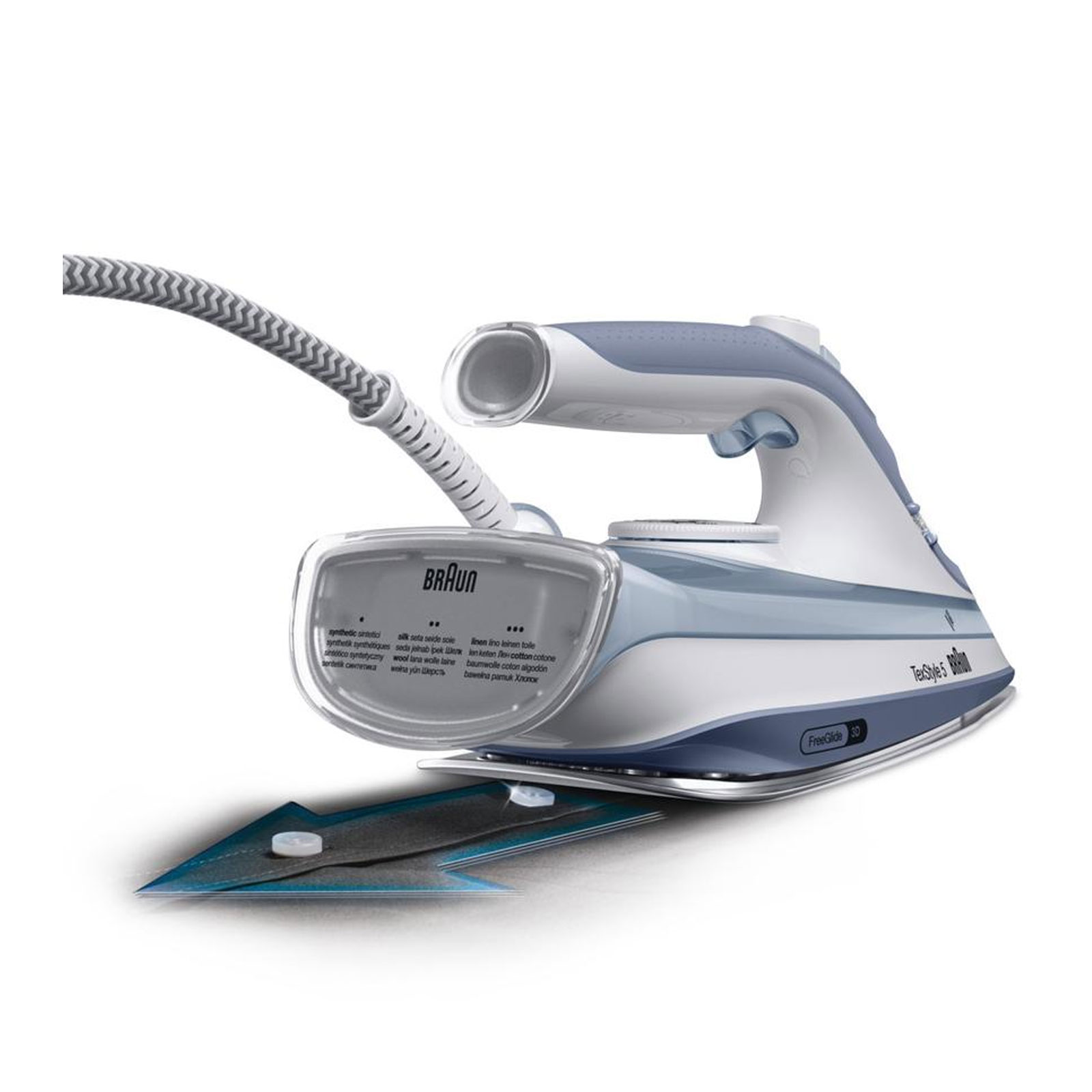 Braun SI 5078 GY TexStyle 5 Dampfbügeleisen grau