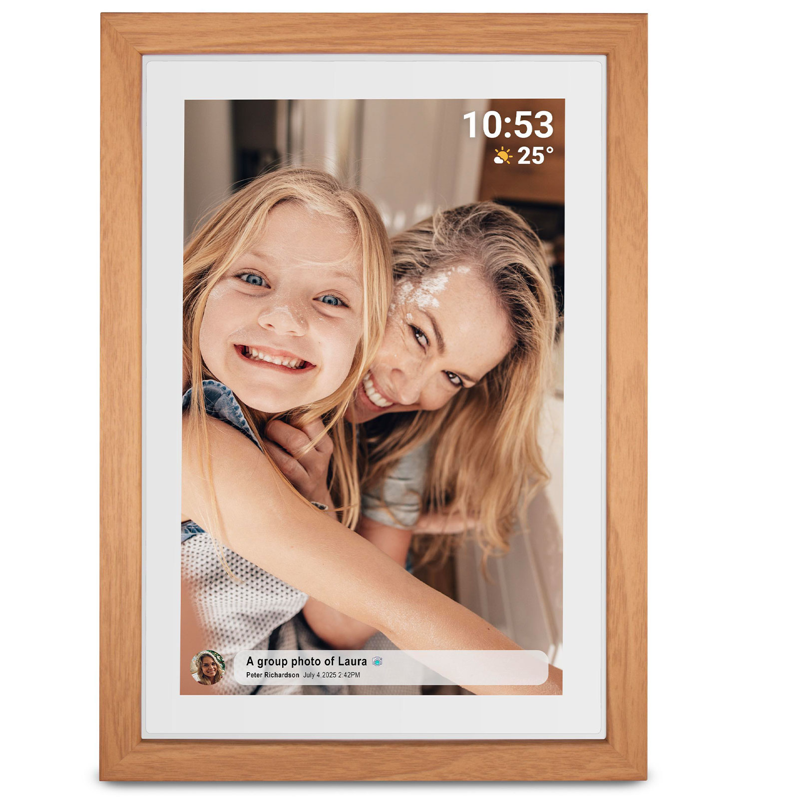 DENVER PFF-1040LW WiFi Frameo Digitaler Bilderrahmen (10,1")