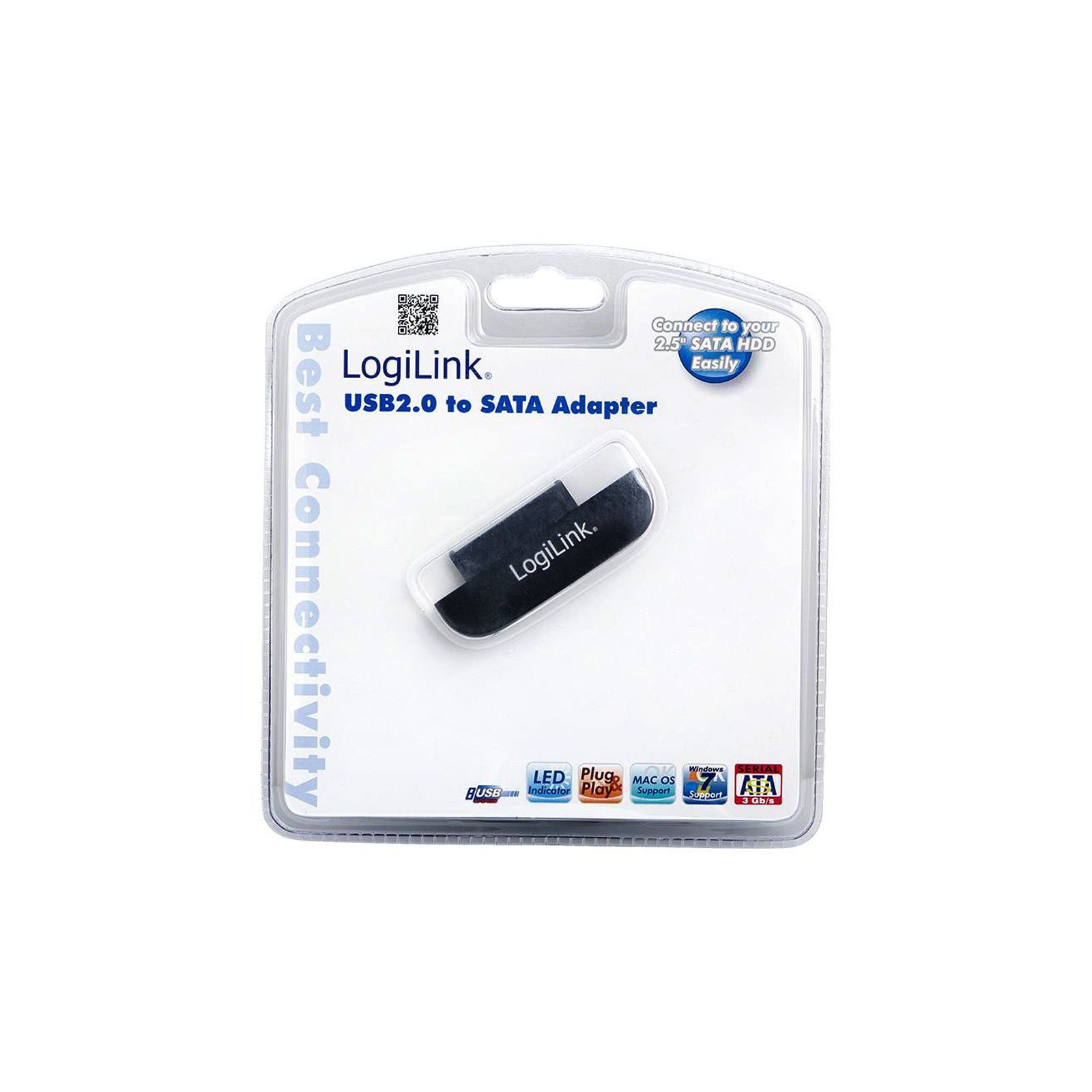 LogiLink USB 2.0 zu SATA Adapter schwarz