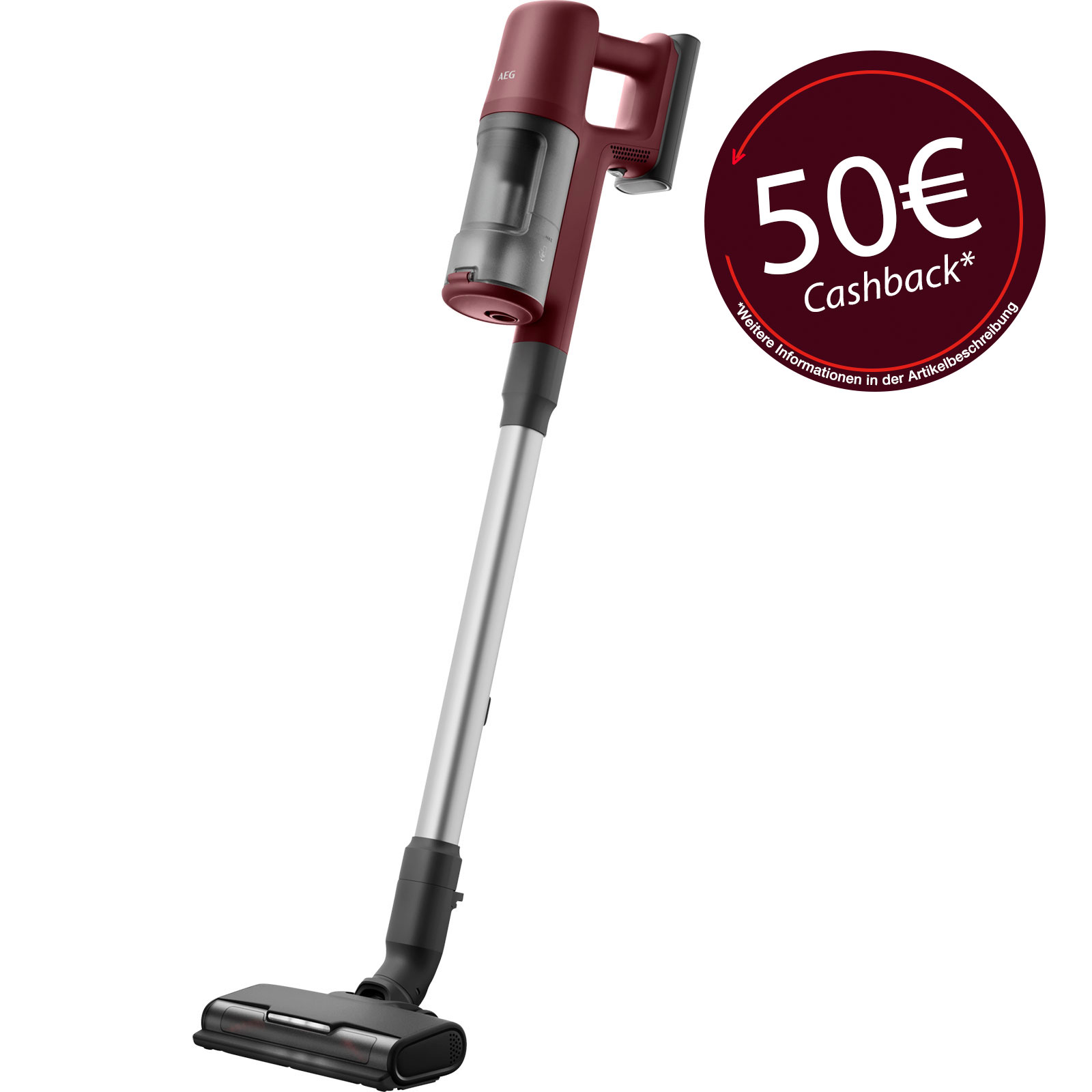AEG AP61CB21RS Akku Staubsauger (21,6 V, kabellos, beutellos, mit Stiel, bis zu 50 min. Laufzeit) AEG AP61CB21RS Akku Staubsauger (21,6 V, kabellos, beutellos, mit Stiel, bis zu 50 min. Laufzeit)