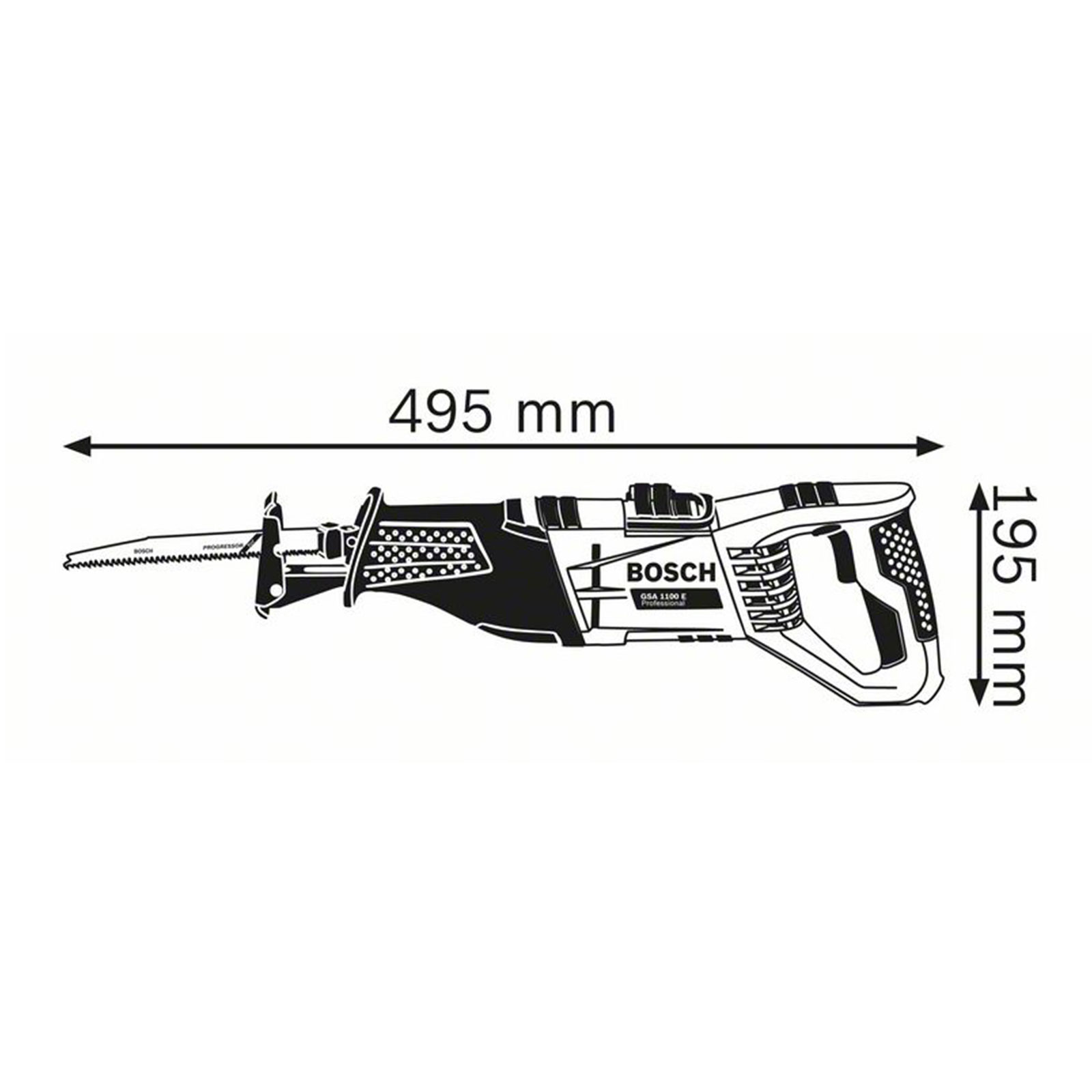 Bosch Professional GSA 1100 E Saebelsaege (elektrisch)