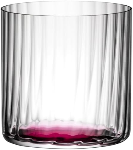 Riedel HAPPY H2O OPTIC 5414/22 Wasserglas Allroundglas mit farbigen Böden 4 Stück 330 ml