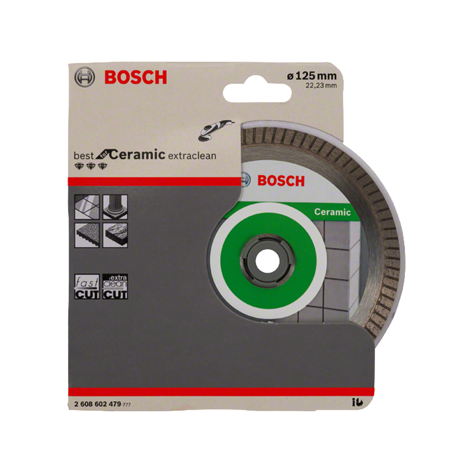 Bosch Professional DIA-TS 125x22,23 Best Ceramic Turbo Diamant-TS