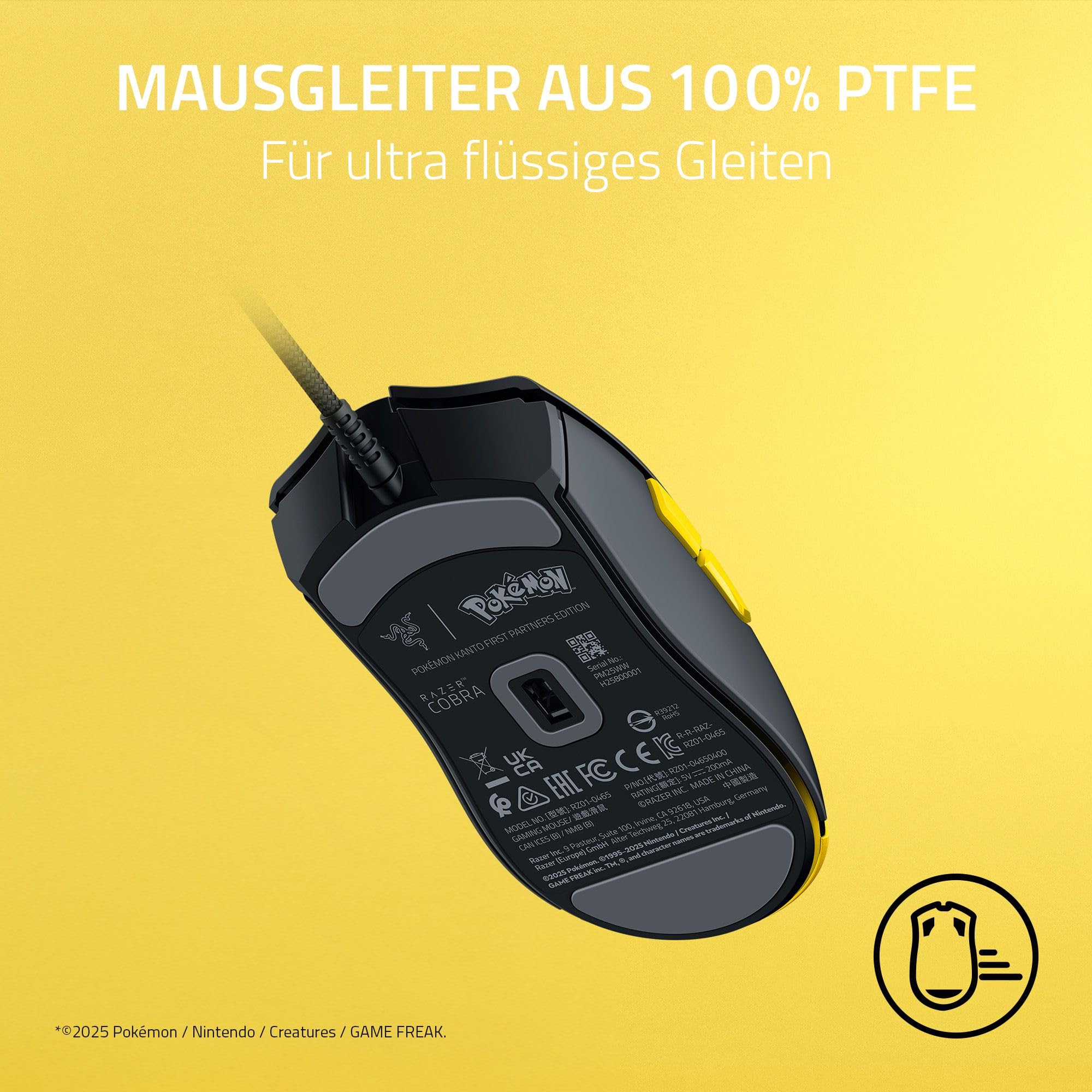 Razer Cobra Pokémon Edition - Leichte kabelgebundene Gaming-Maus