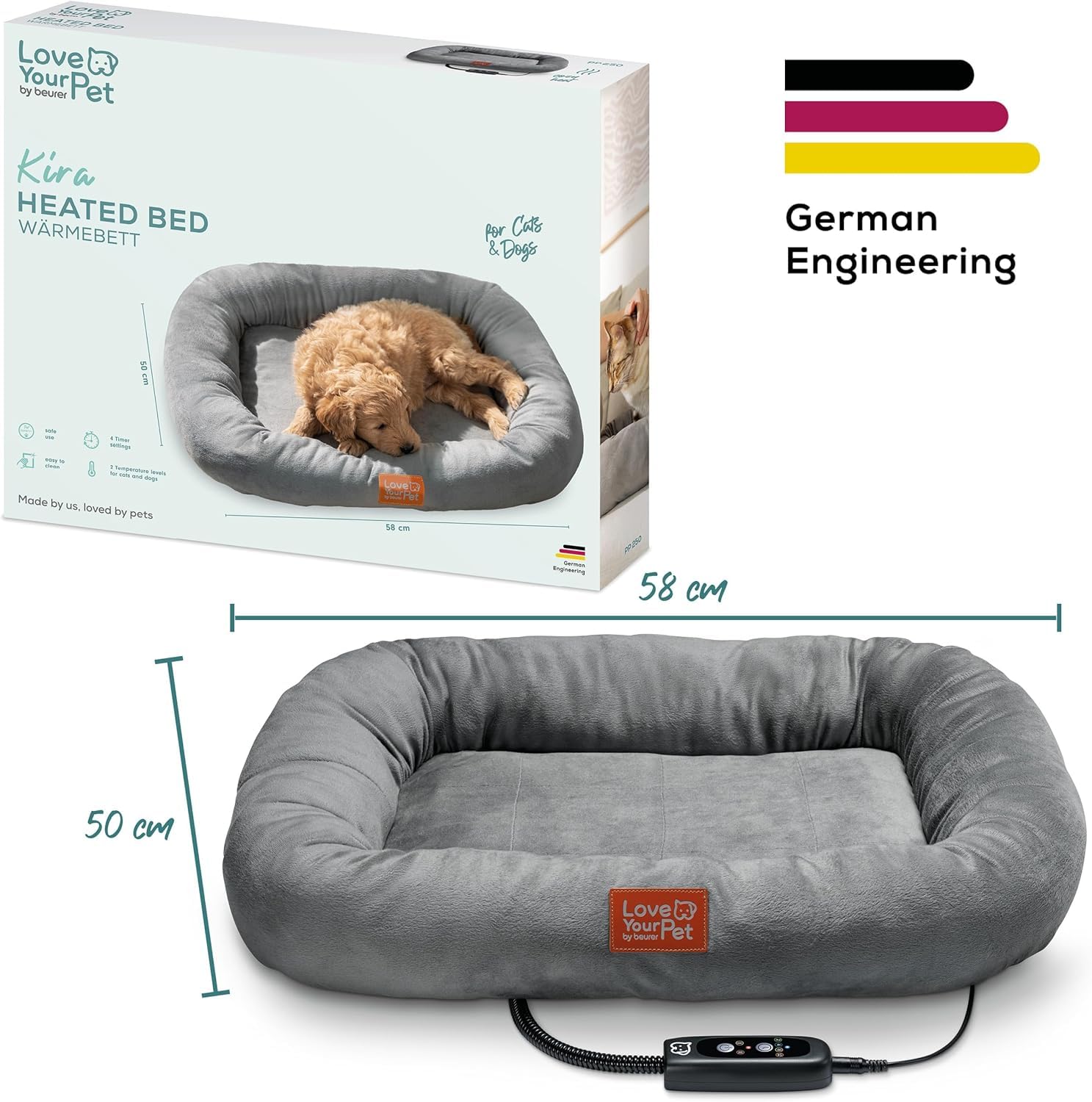 Beurer Love Your Pet Wärmebett Kira für Hunde und Katzen