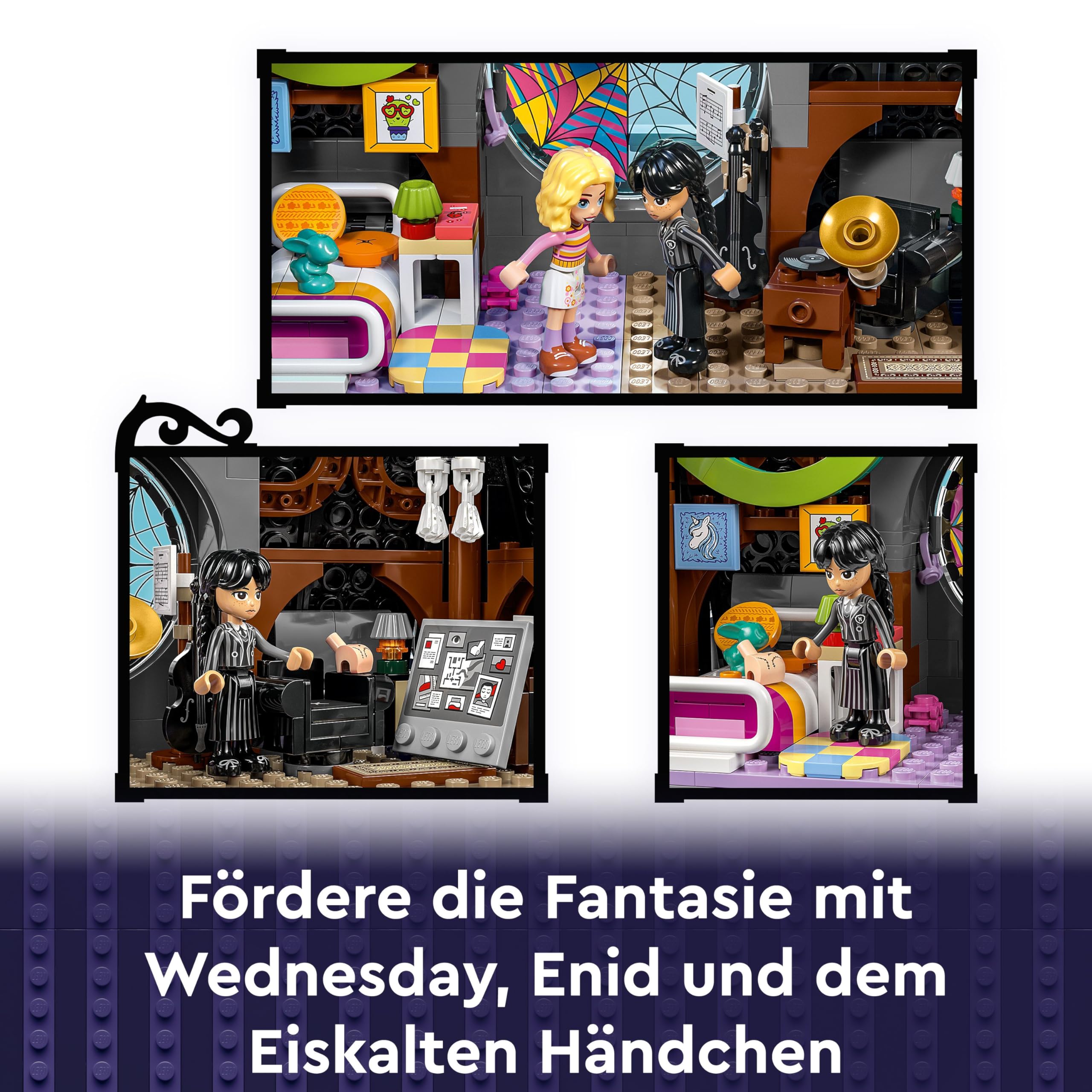 LEGO Wednesday: Wednesdays und Enids Zimmer im Studentenwohnheim 76781