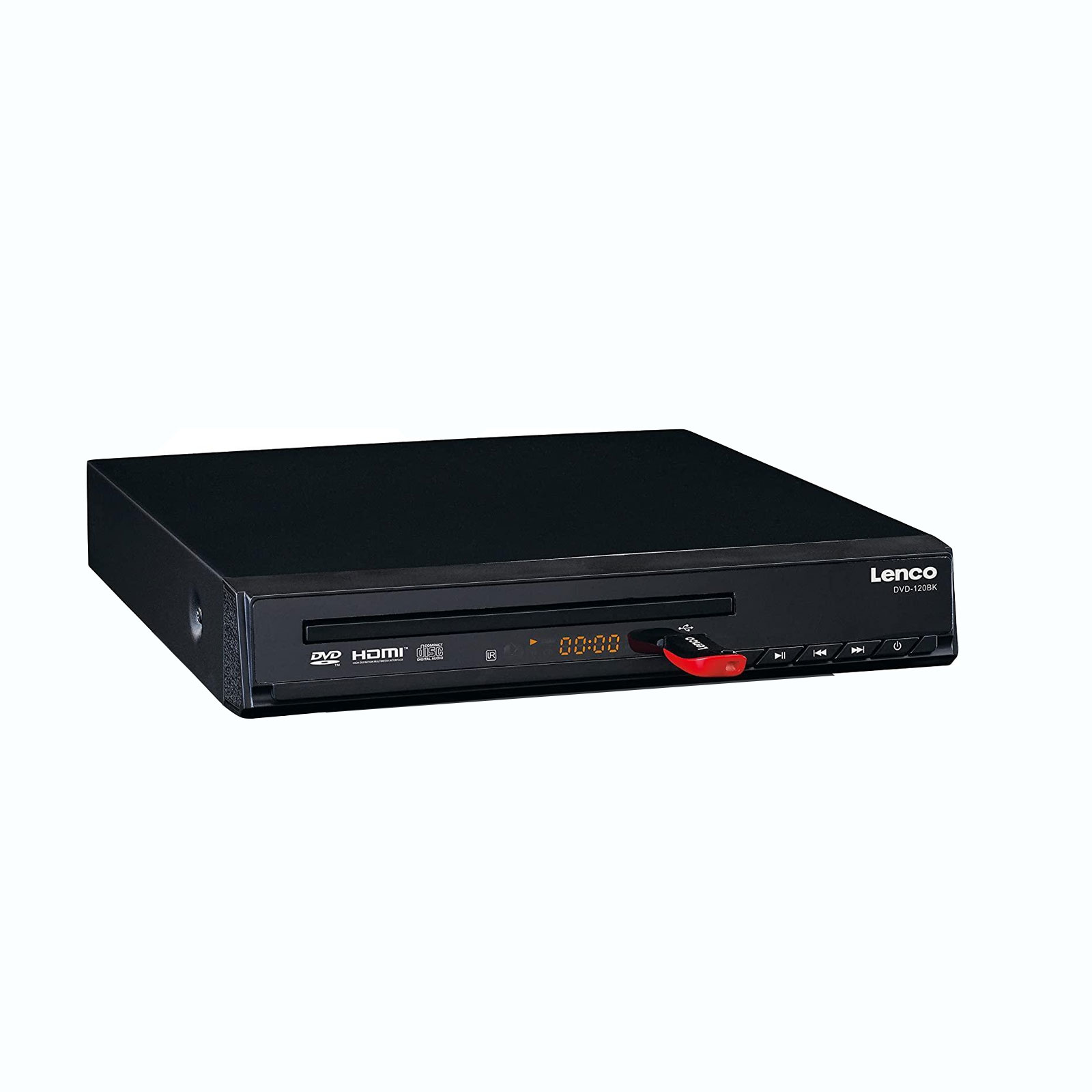 Lenco DVD-120BK DVD-Player & Rekorder