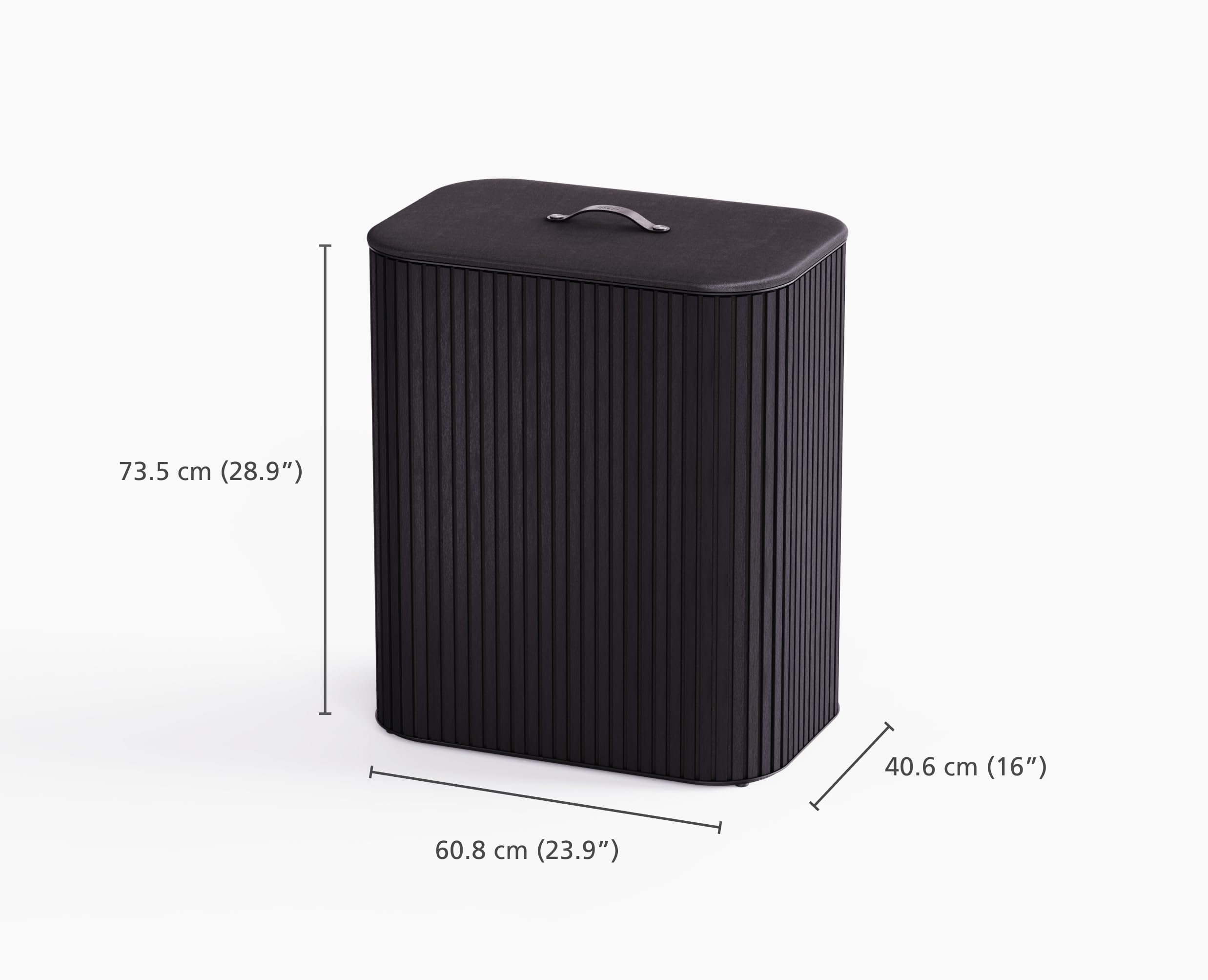 Joseph Joseph Wäschekorb Tota Trio Luxe Black 90L