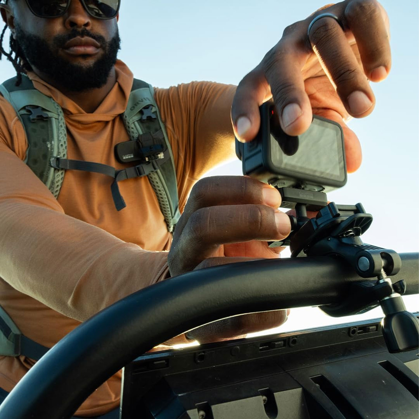 GoPro Halterung mit Magnetverriegelung (Mit Hero13 Black kompatibel)