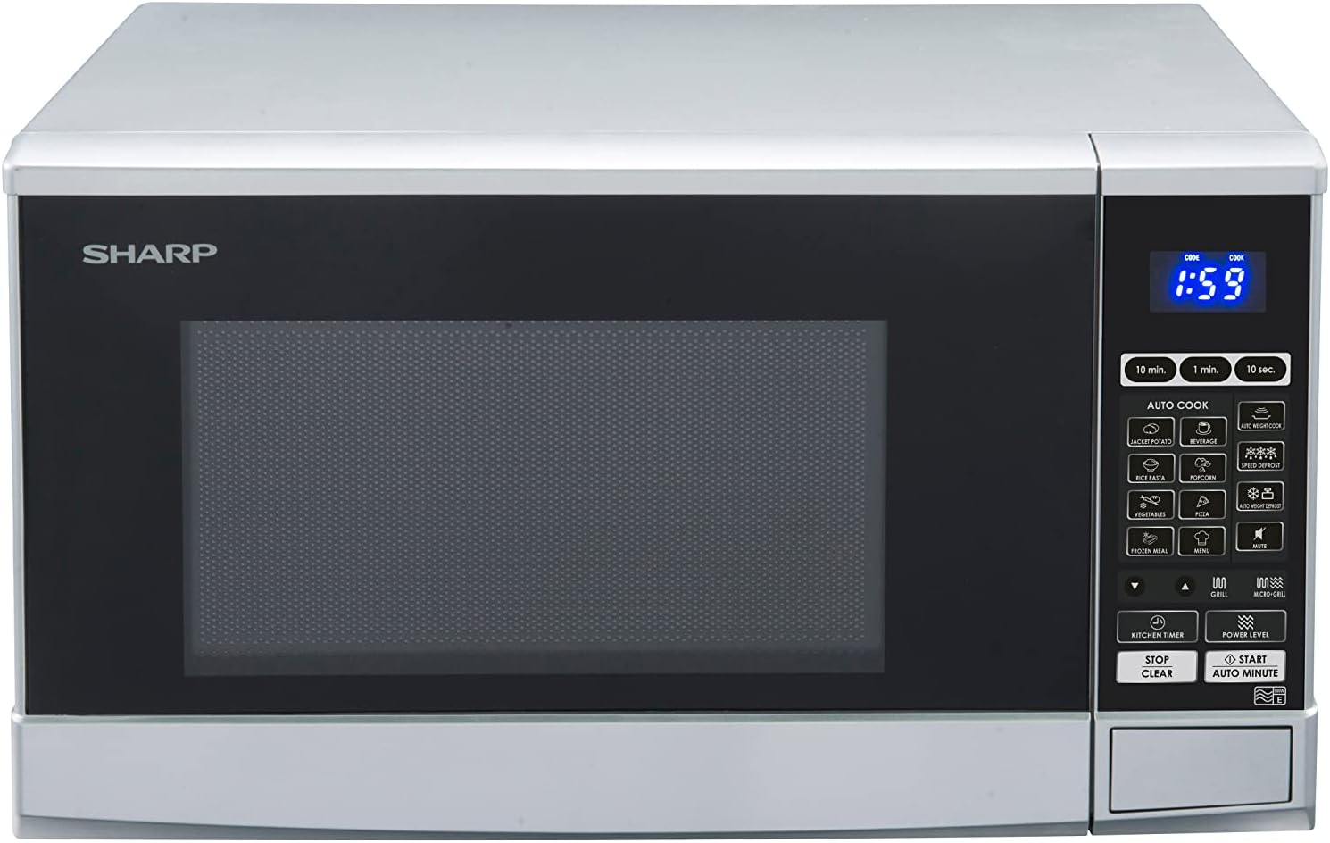 Sharp R670S Mikrowelle silber